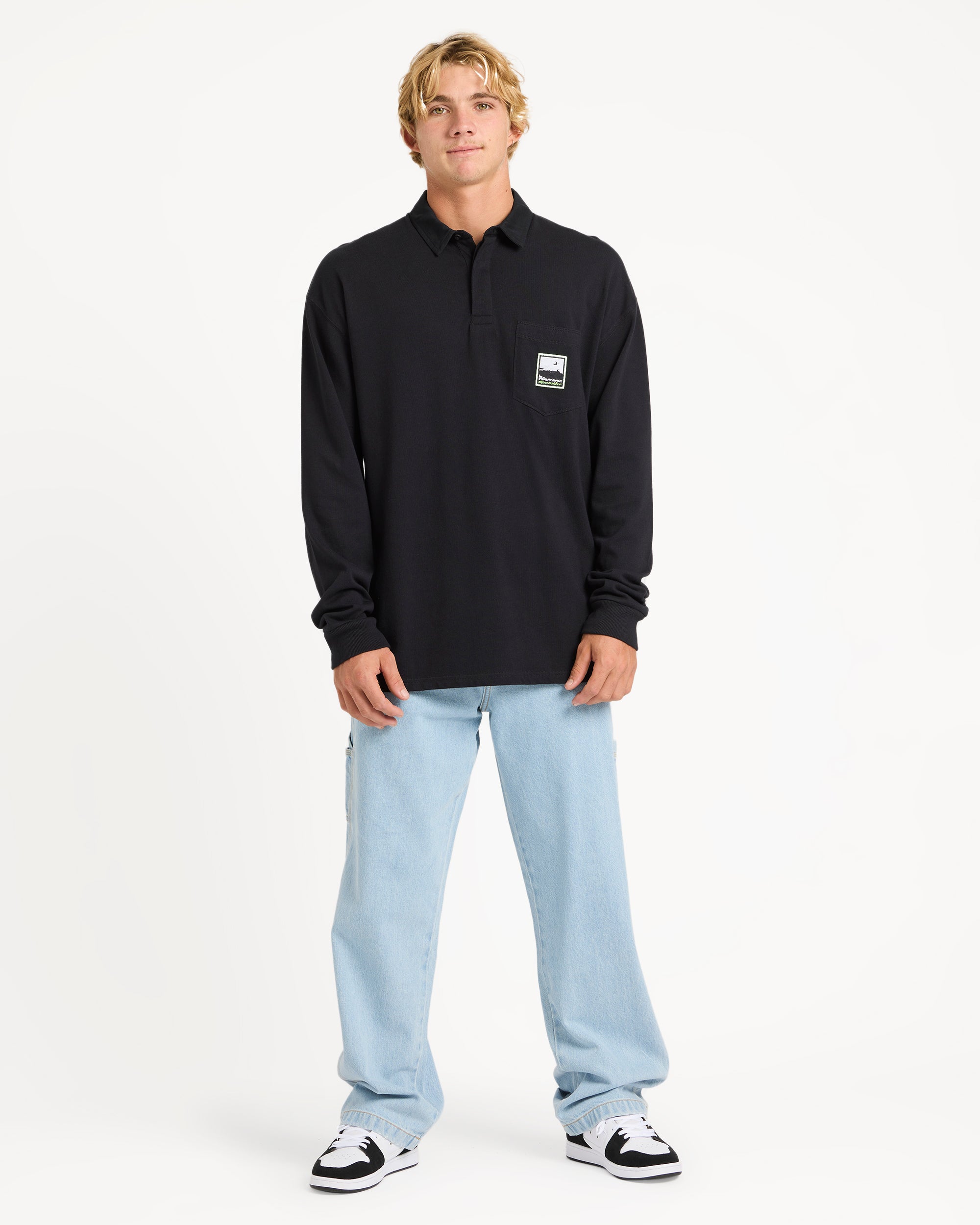 Mens Mercury Rugby Long Sleeve T-Shirt