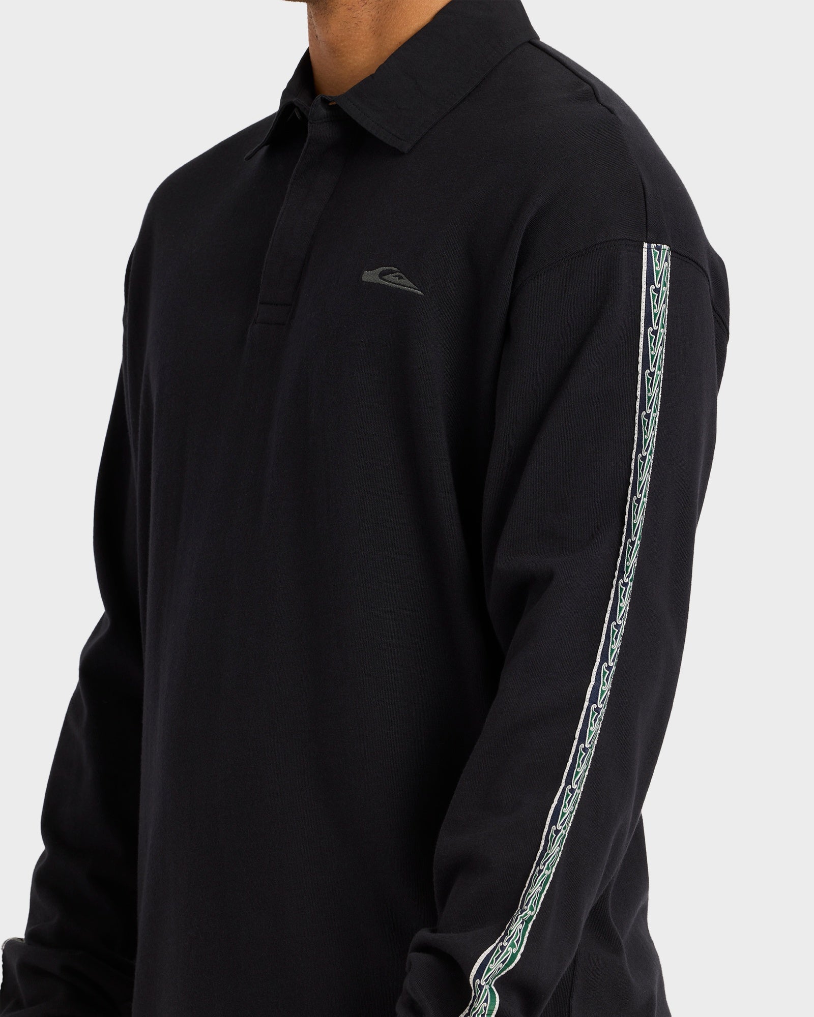 Mens Kehu Pu-Tawhiro Polo Long Sleeve Shirt