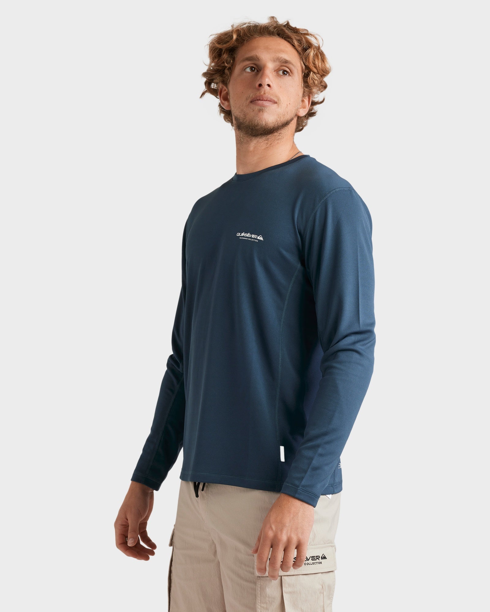 Mens Sea Grass Long Sleeve Rash Vest