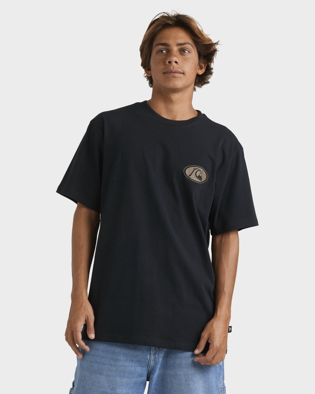 Mens Inside Section T-Shirt – Black – Quiksilver NZ