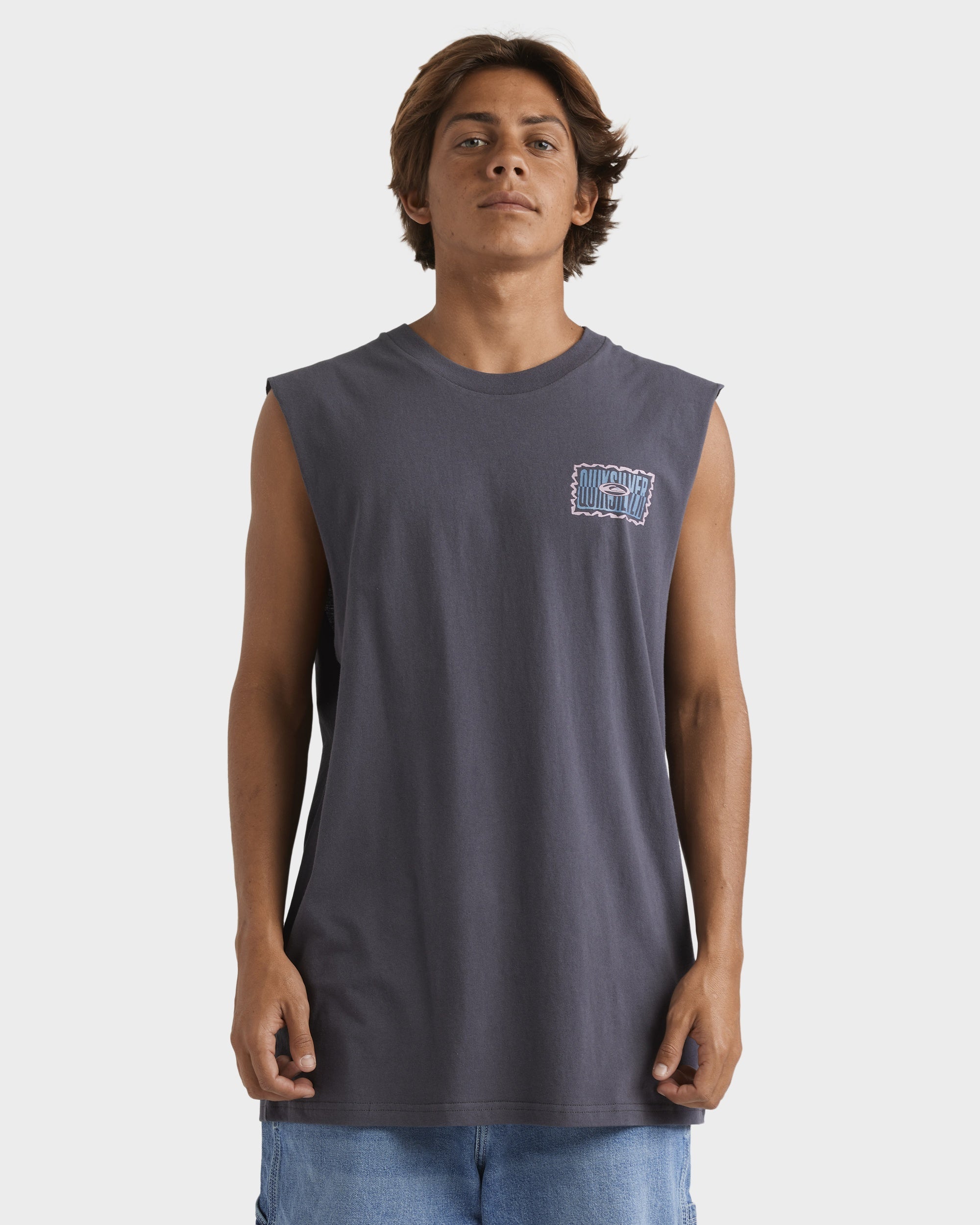 Mens Twisted Tides Muscle Shirt