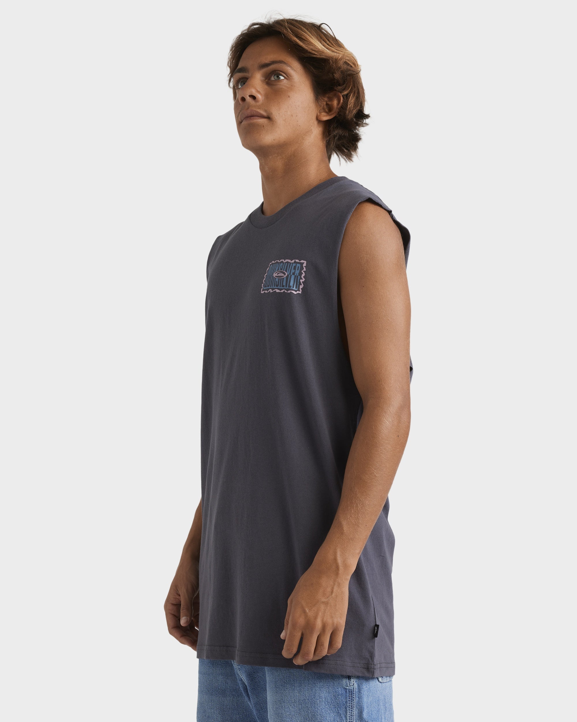 Mens Twisted Tides Muscle Shirt