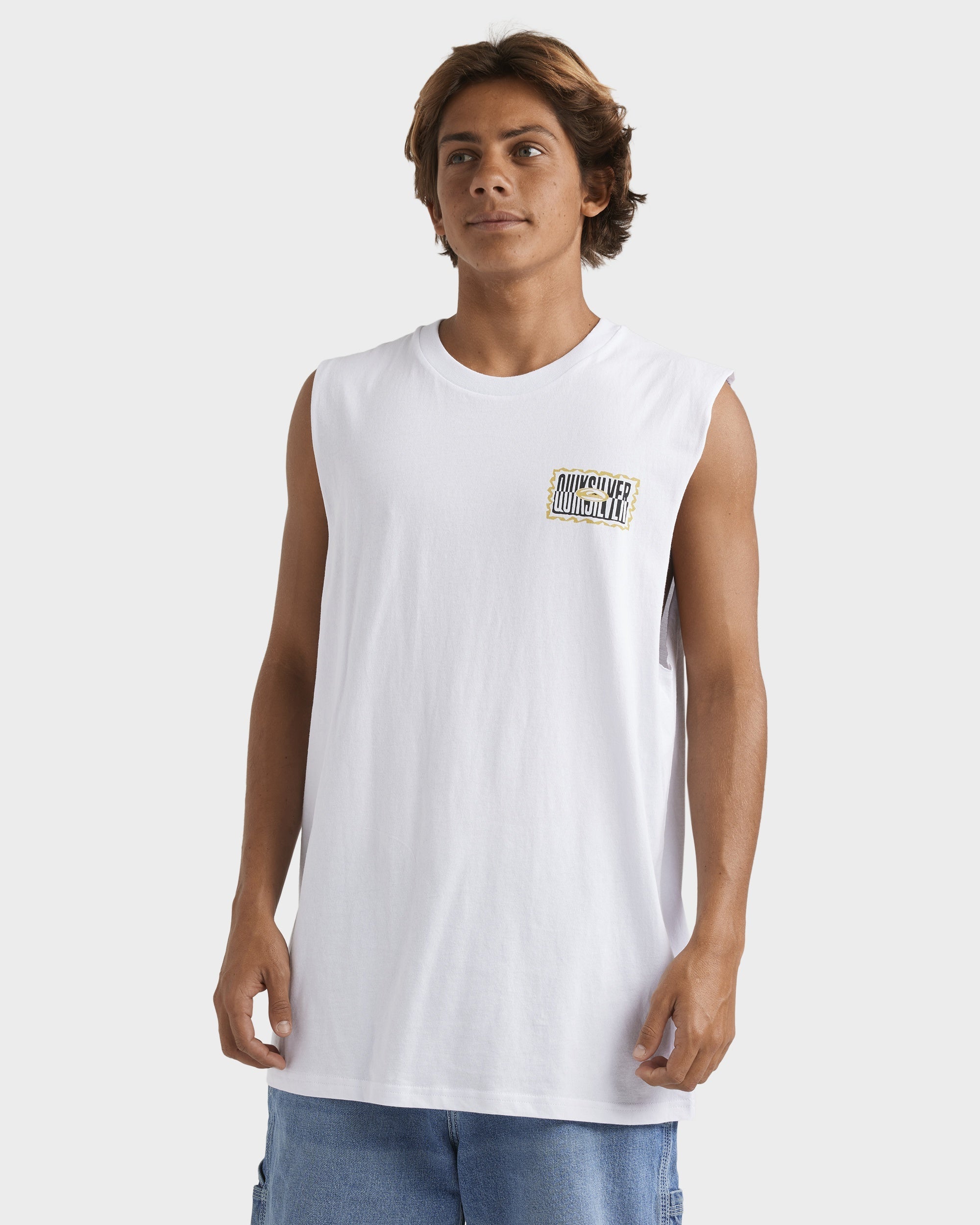 Mens Twisted Tides Muscle Shirt