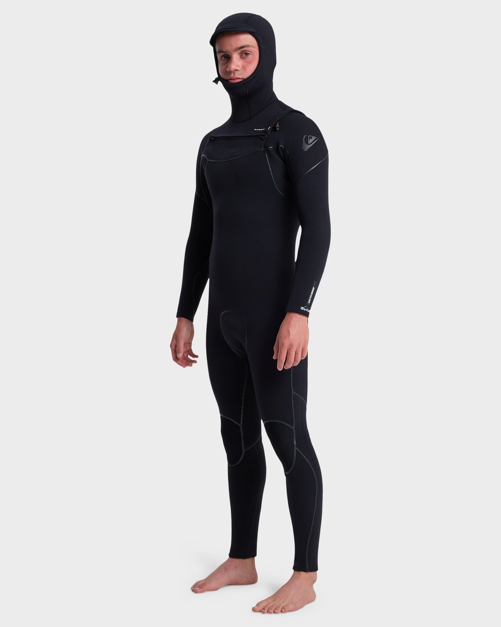 Mens 5/4/3 Marathon Sessions Hooded Chest Zip Wetsuits