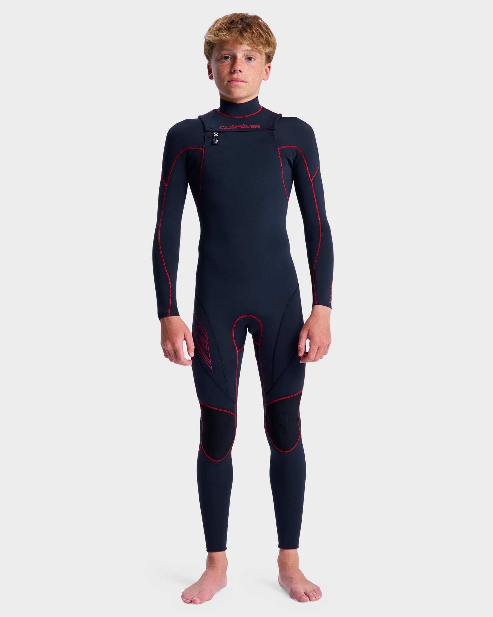 Boys 8-16 3/2 Mercury Chest Zip Wetsuit