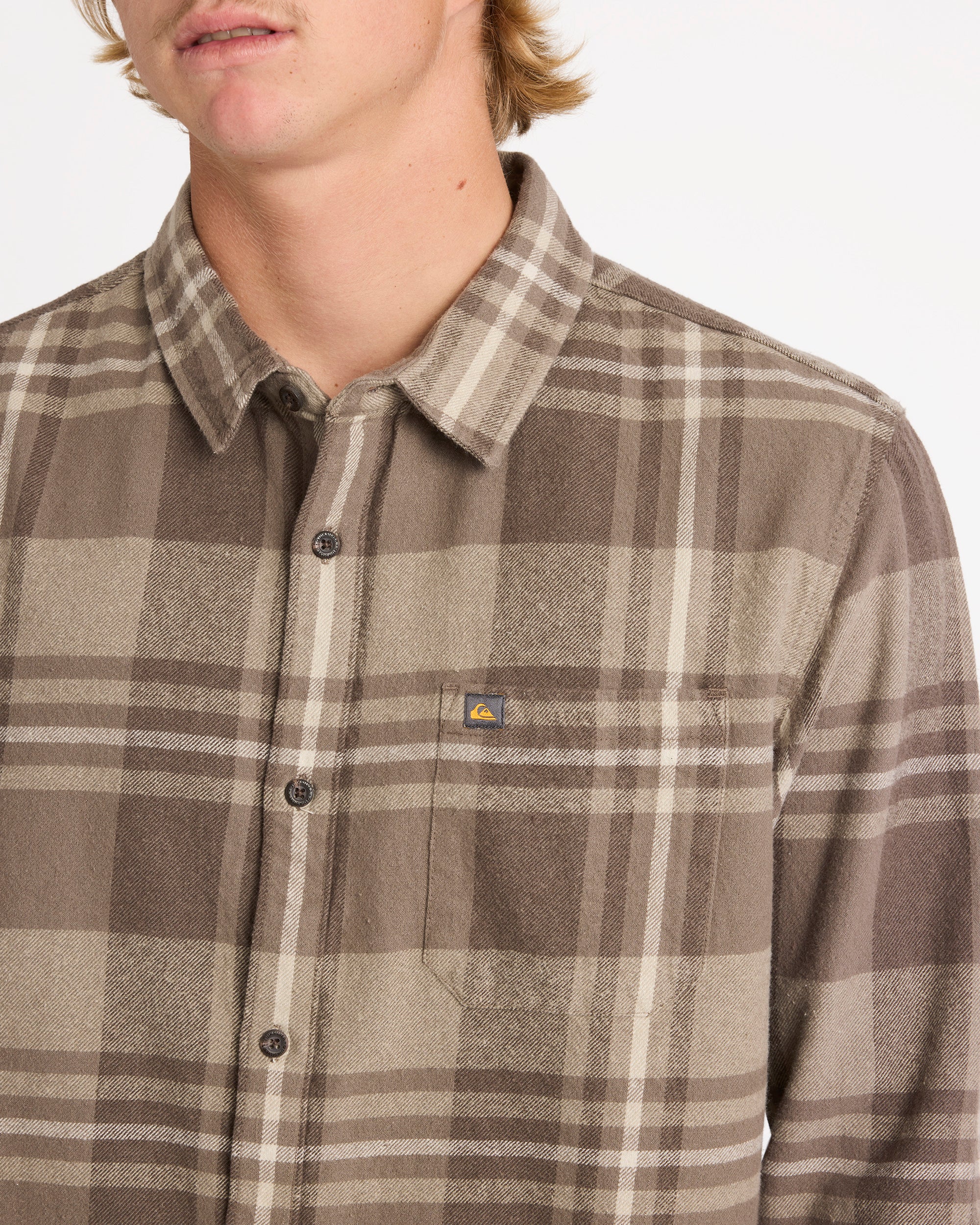 Mens Scribe Plaid Long Sleeve Shirt