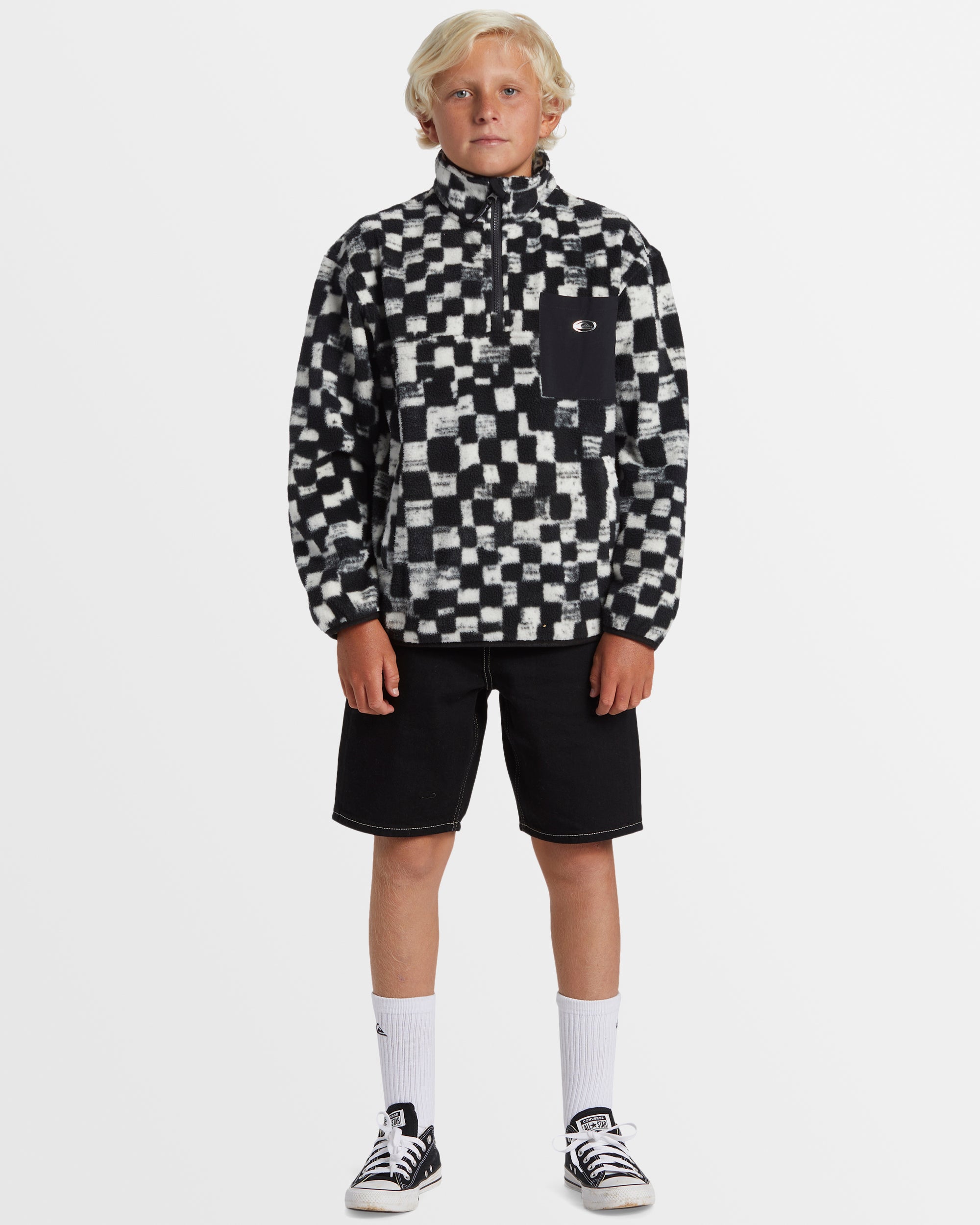 Boys 8-16 Saturn Distort Half Zip Fleece