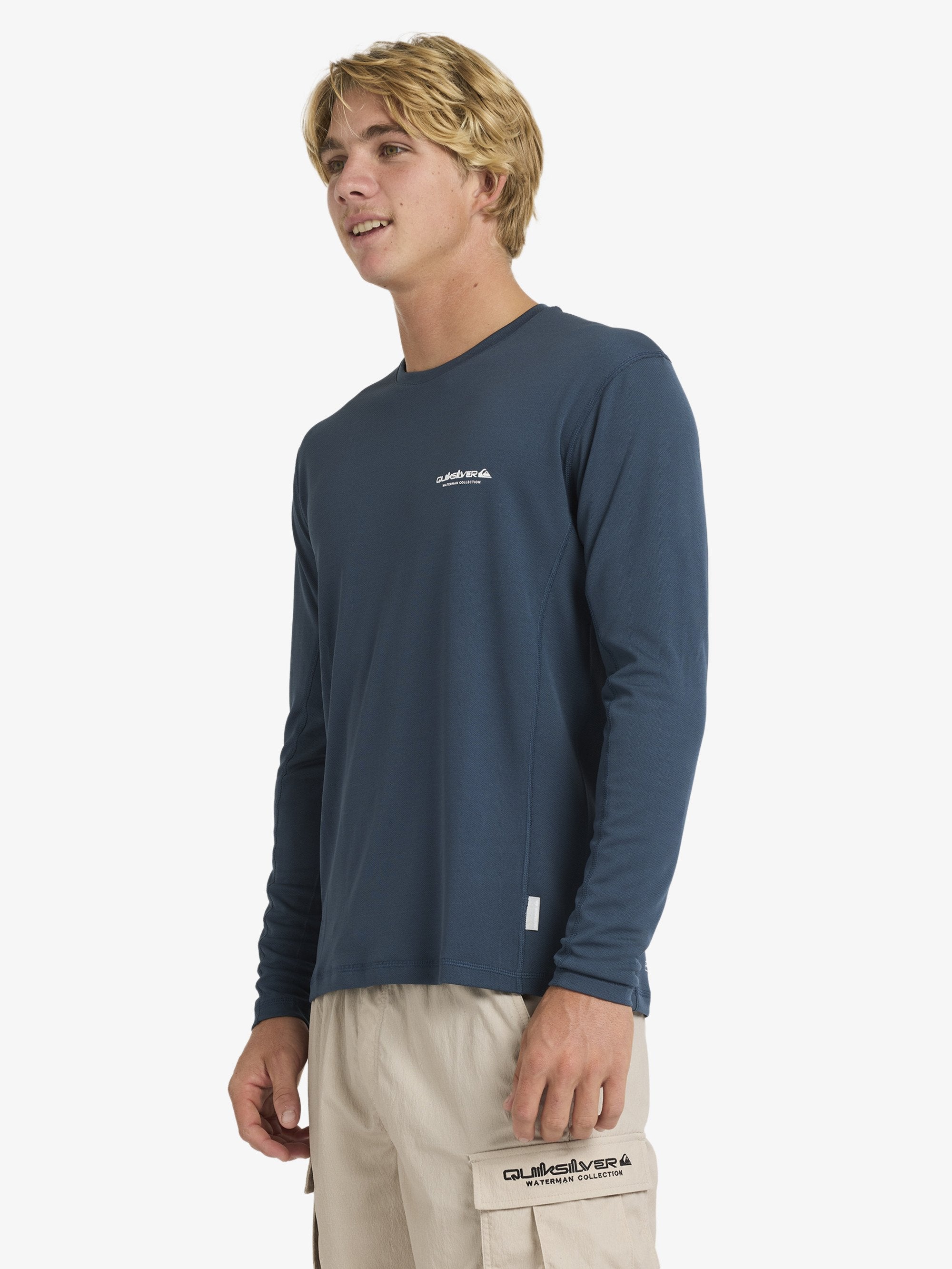 Mens Sea Grass Long Sleeve UPF 50 Rash Vest
