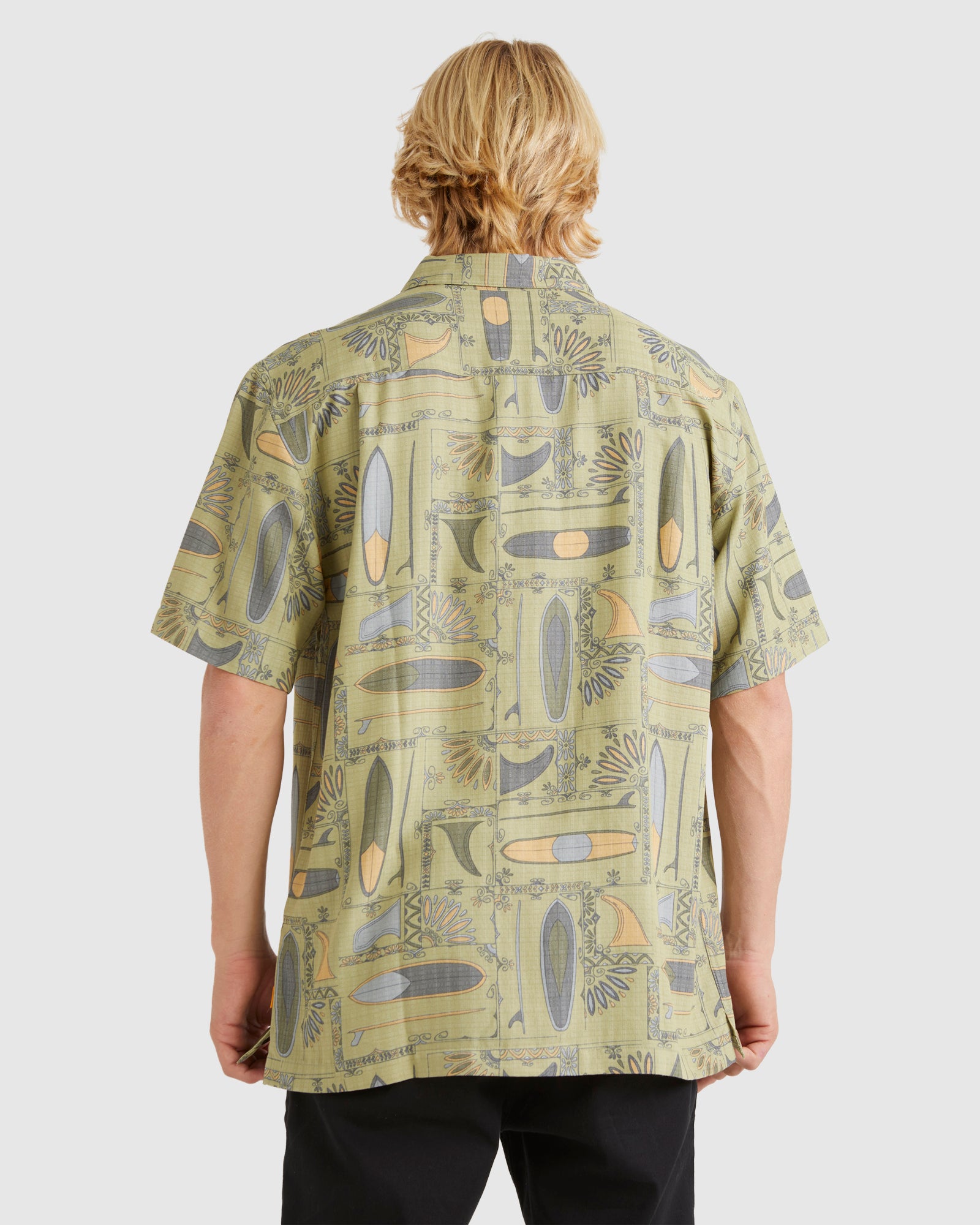 Mens Long Boards Short Sleeve Shirt