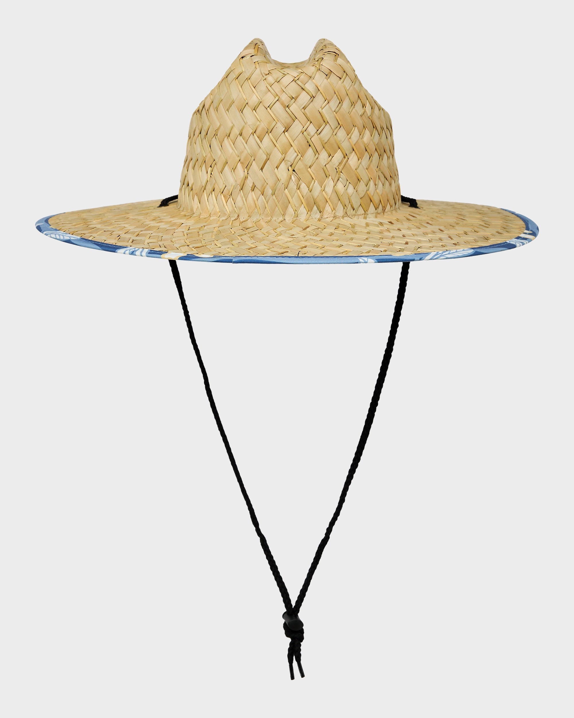 Mens Pierside Print Straw Hat