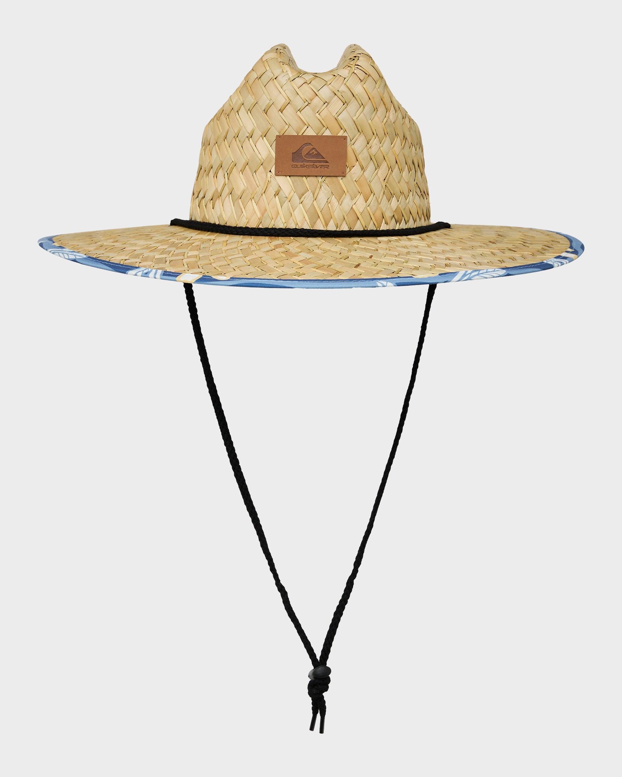 Mens Pierside Print Straw Hat