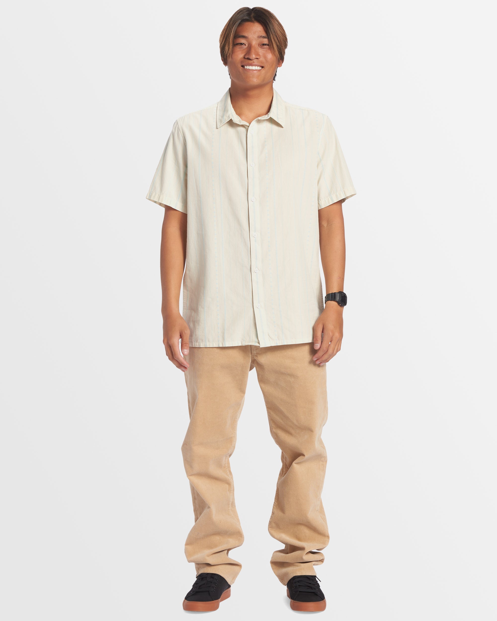 Mens Pacific Stripe Short Sleeve Shirt