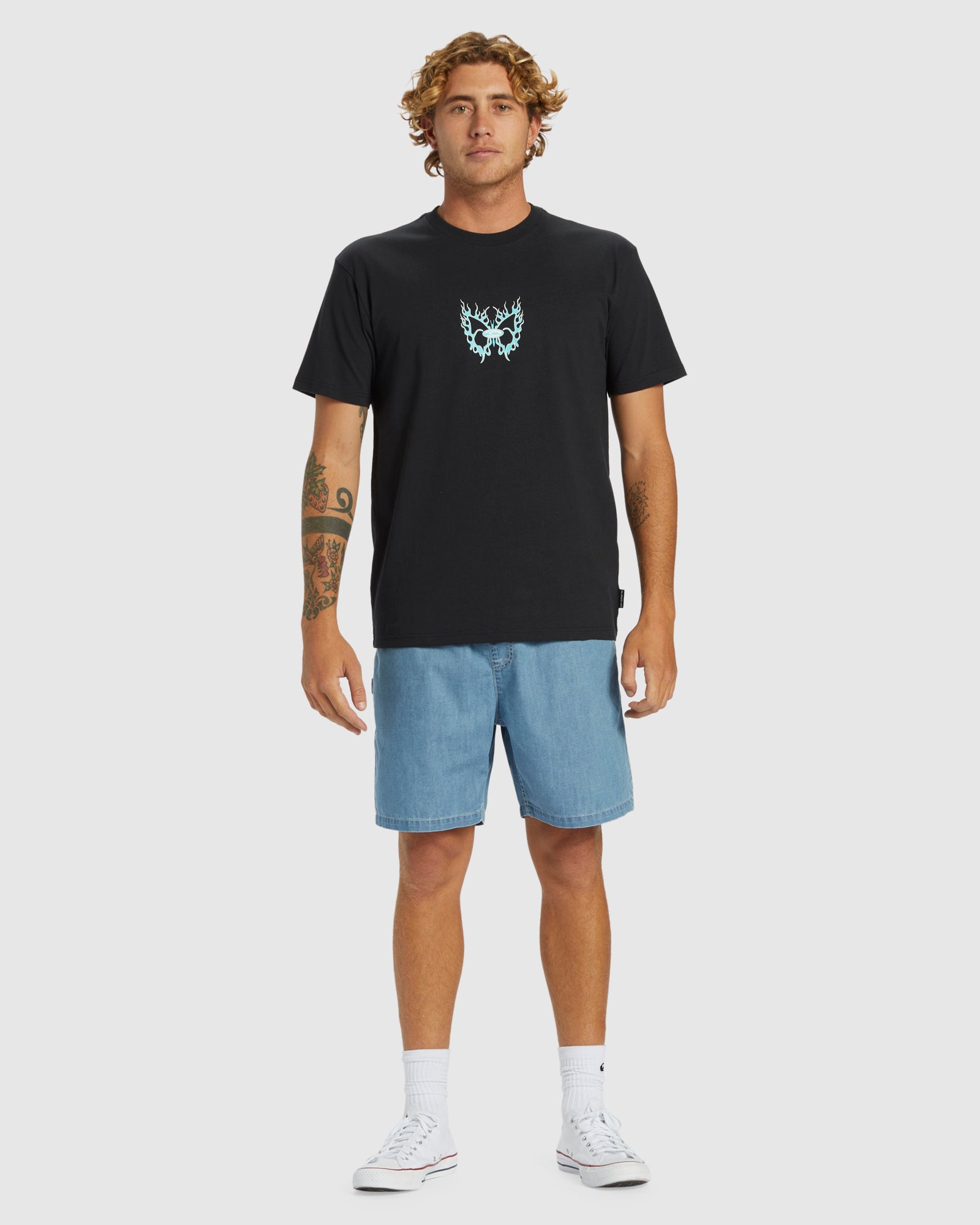 Mens Butterflier Moe Short Sleeve T-Shirt