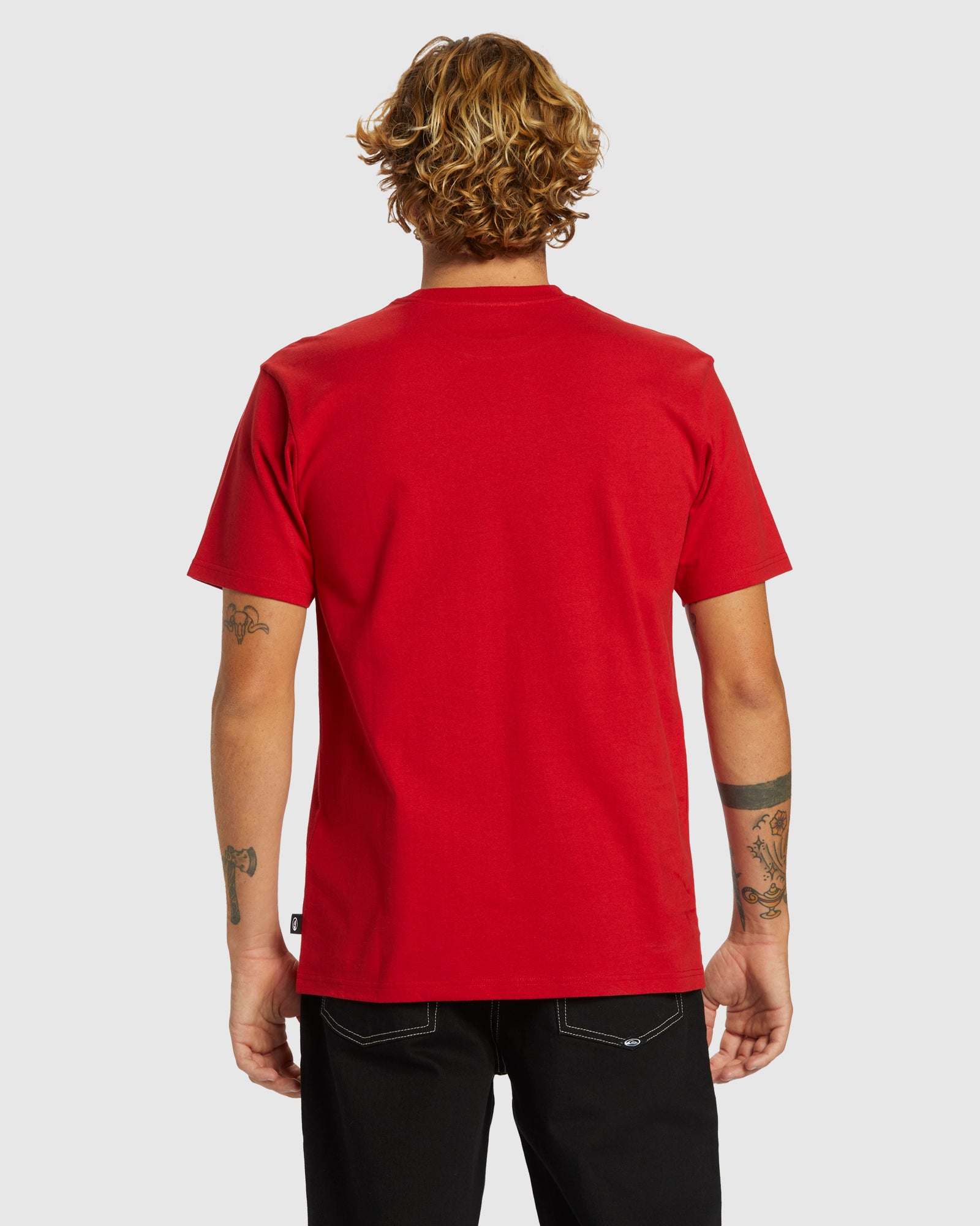 Mens Cropped Oversized Short Sleeve T-Shirt