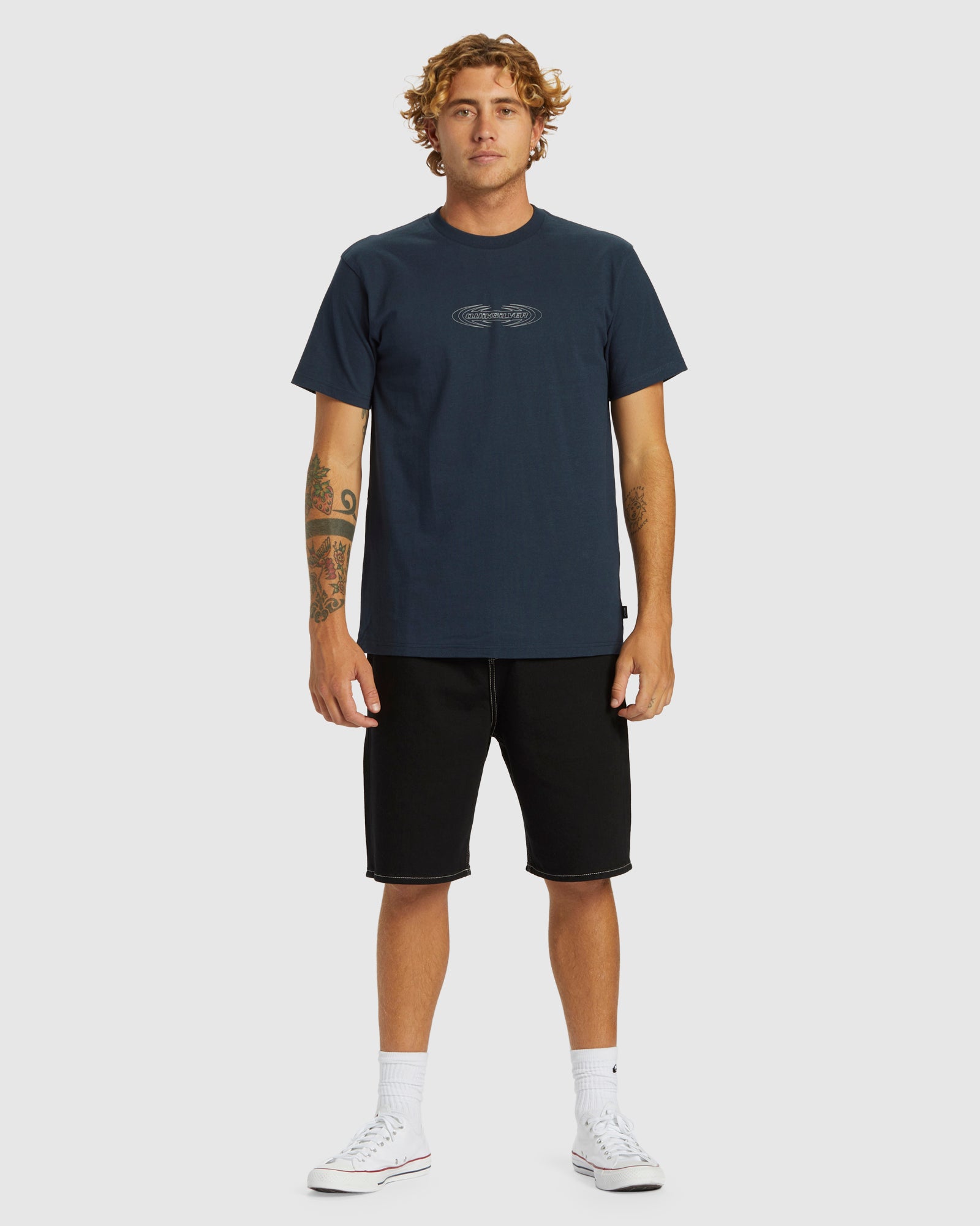 Mens Spikes Oversized Short Sleeve T-Shirt