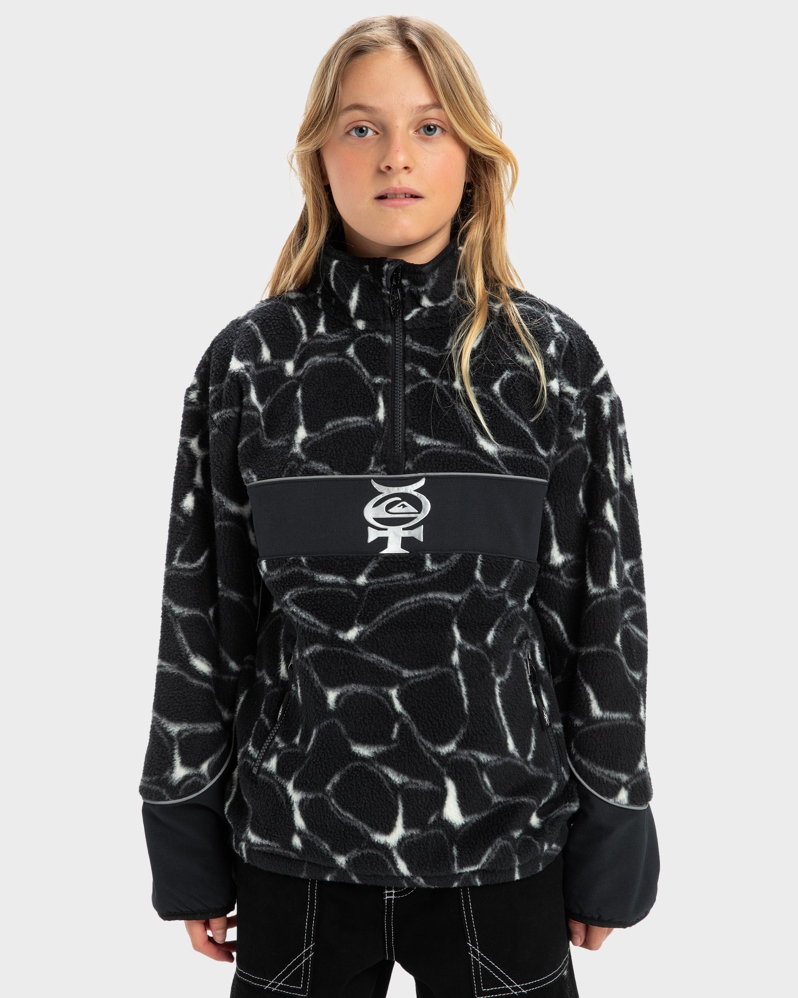 Boys 8-16 Mercury Half Zip Polar Fleece Top