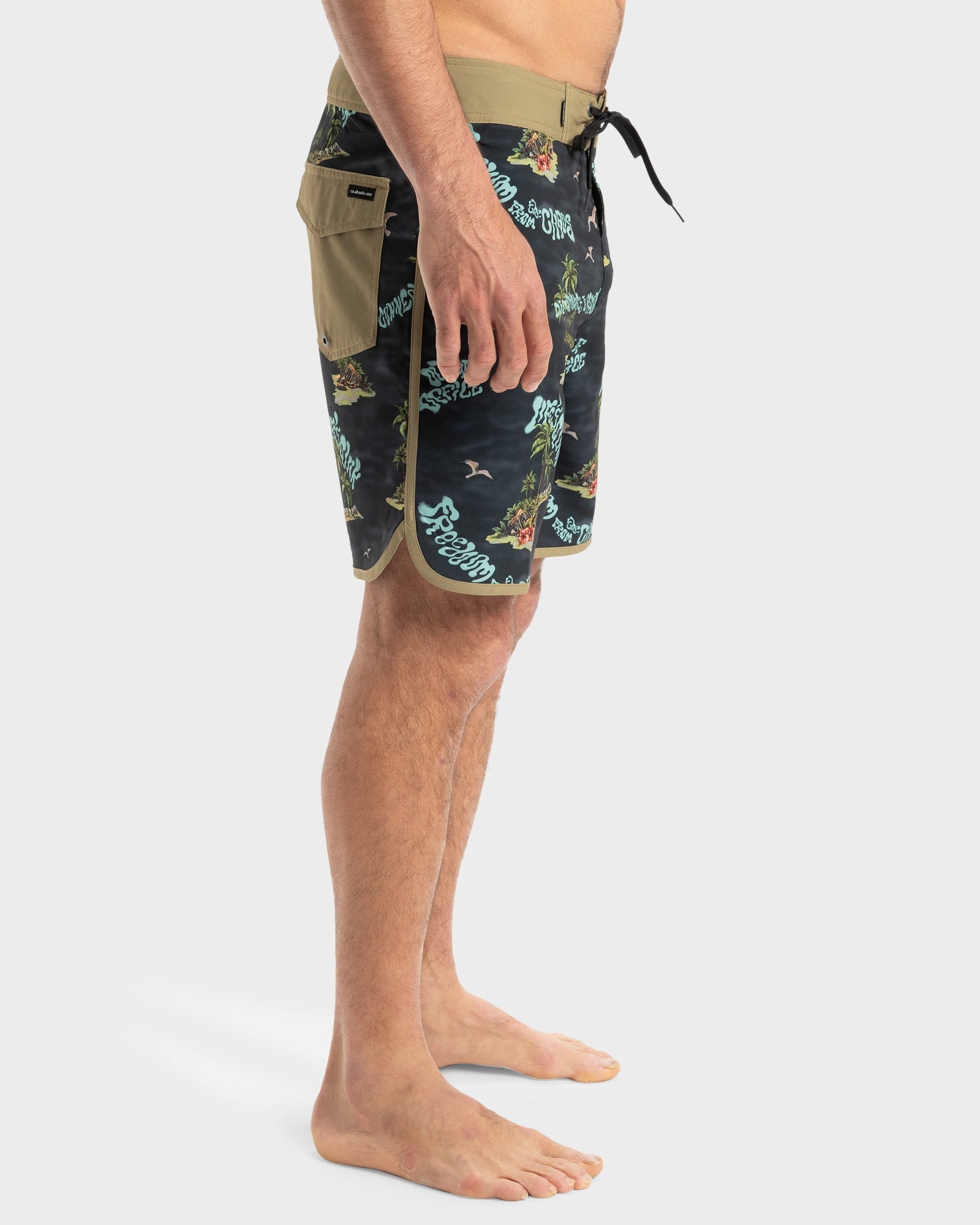 Mens Surfsilk Scallop 18" Boardshorts