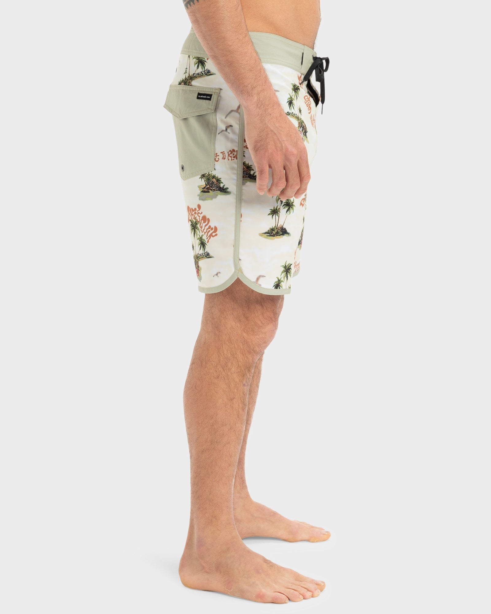 Mens Surfsilk Scallop 18" Boardshorts