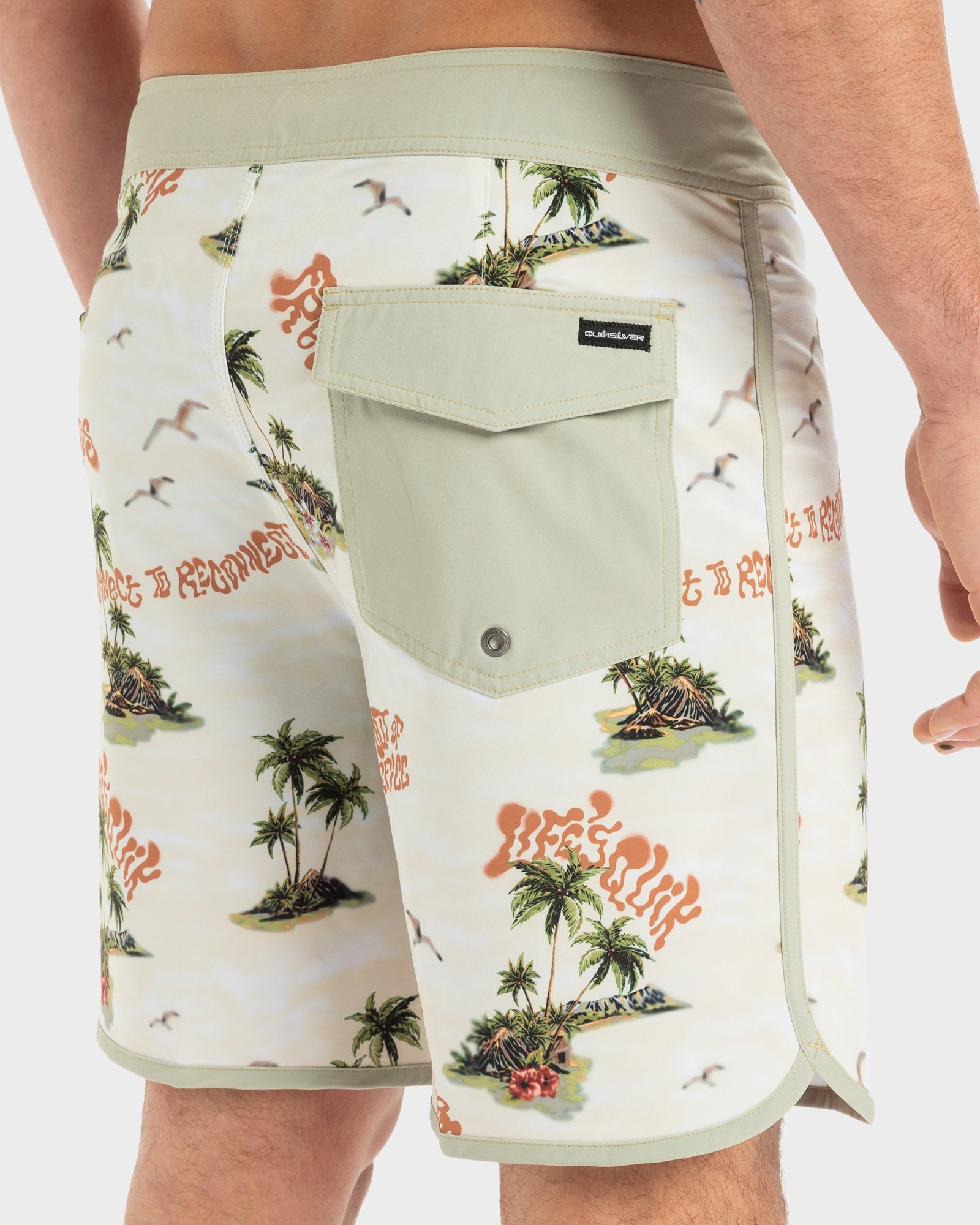 Mens Surfsilk Scallop 18" Boardshorts