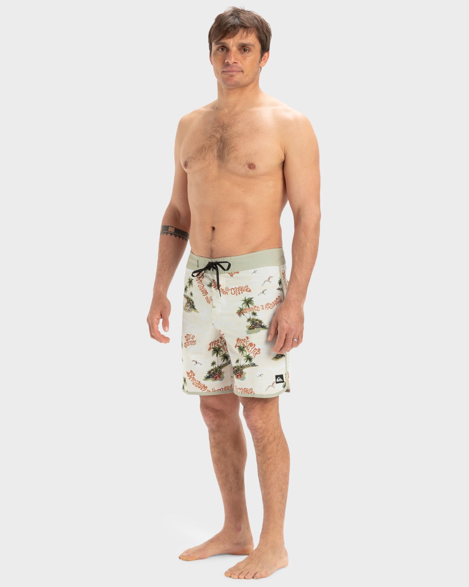 Mens Surfsilk Scallop 18" Boardshorts