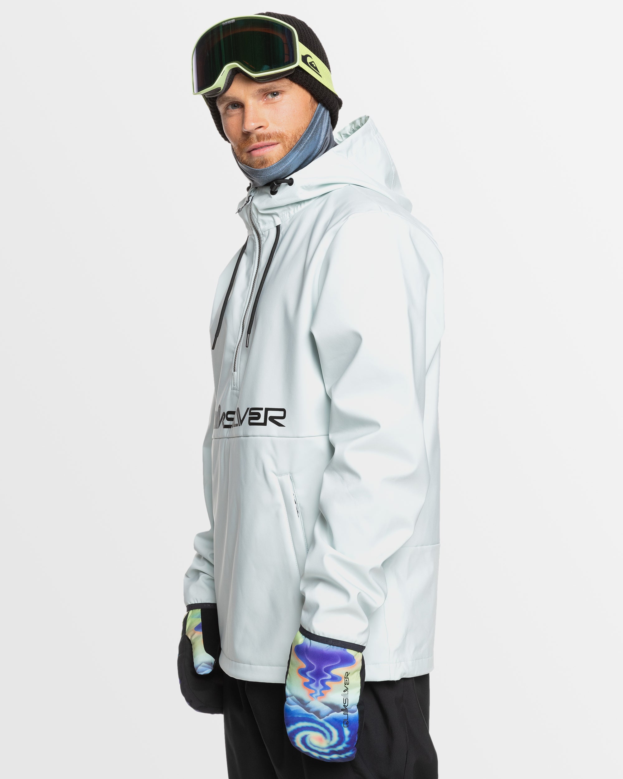 Mens Live For The Ride Half Zip Hoodie