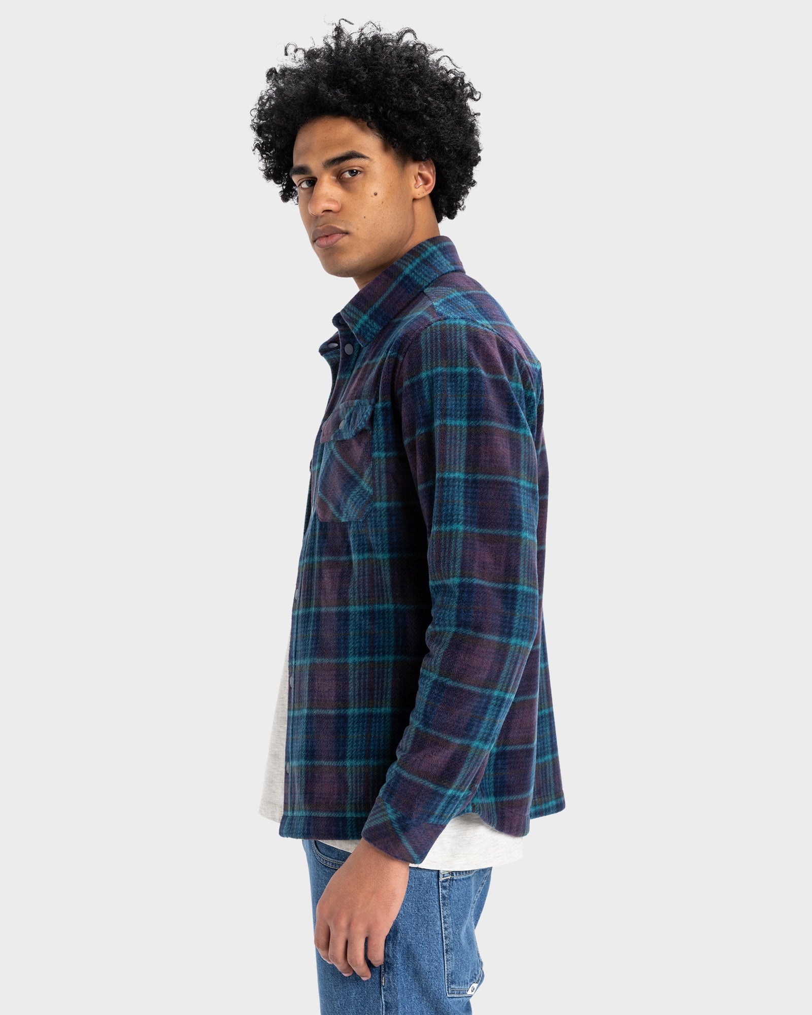 Mens Surf Day Button Down Long Sleeve Shirt