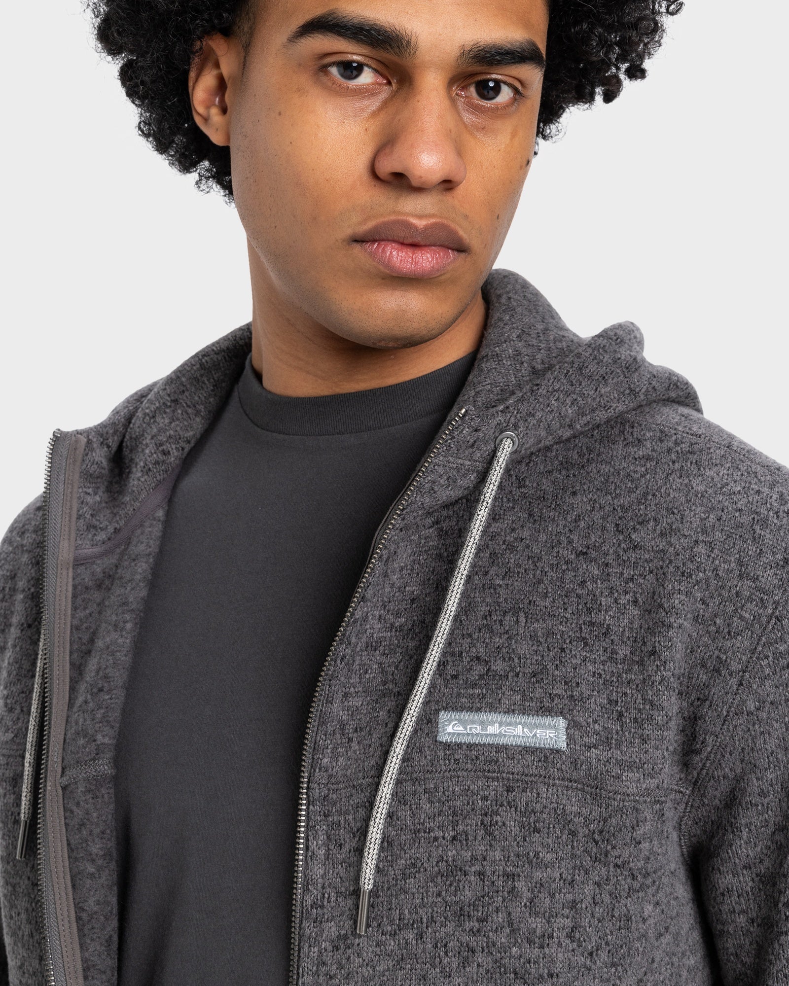 Mens Keller Block Zip-Up Hoodie