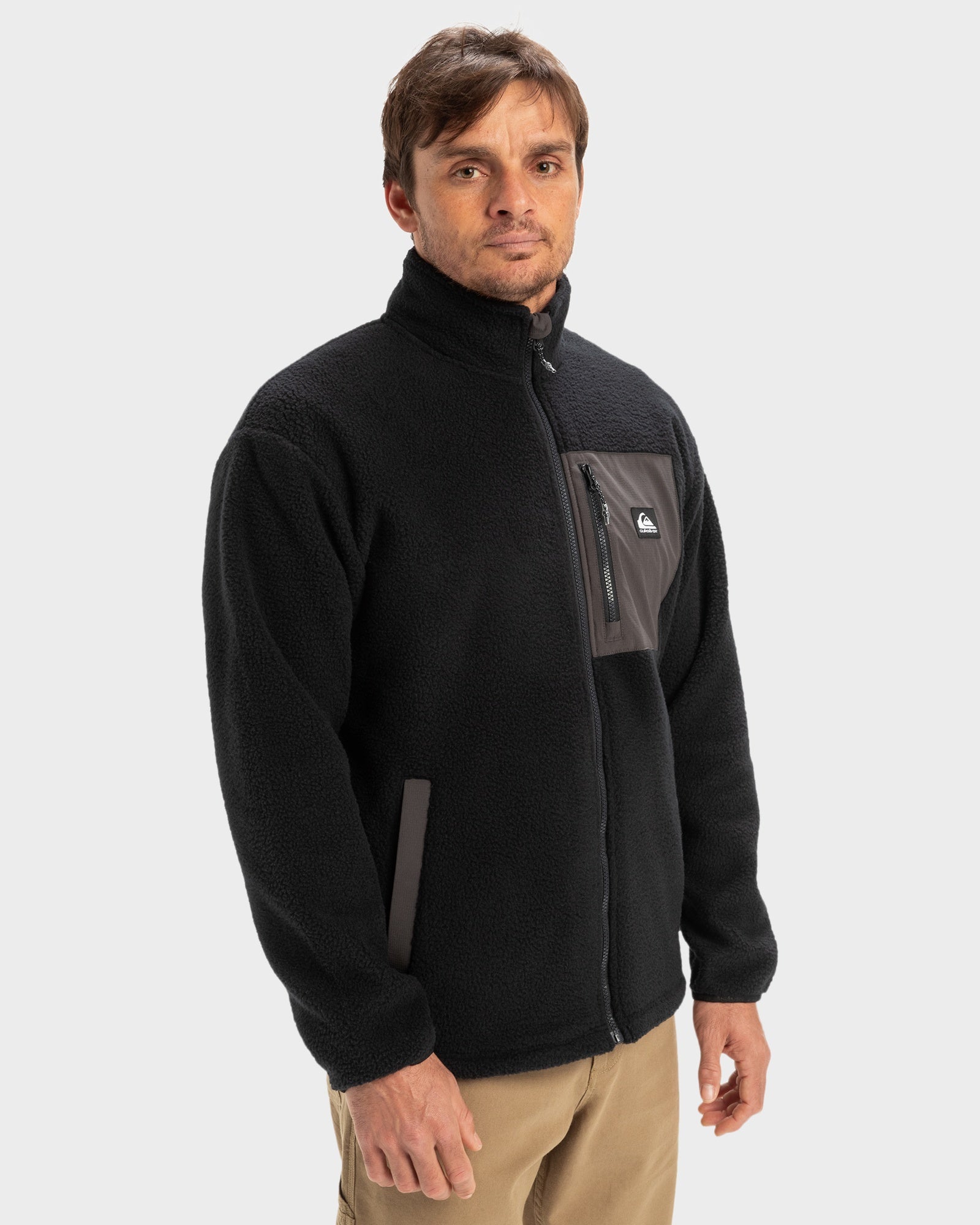 Mens Clean Coast Full Zip Crew Neck