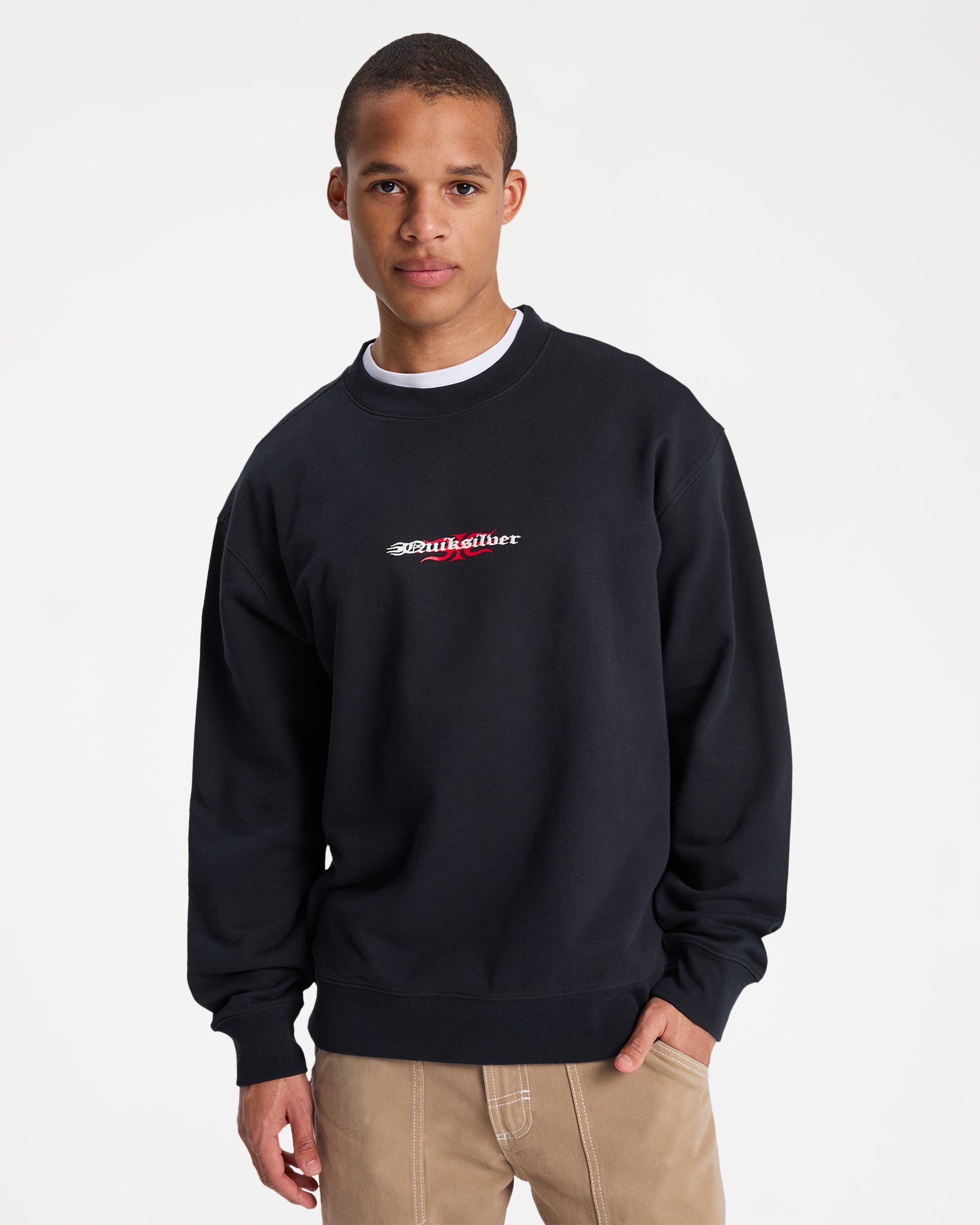 Mens Mercury Trident Crew Neck