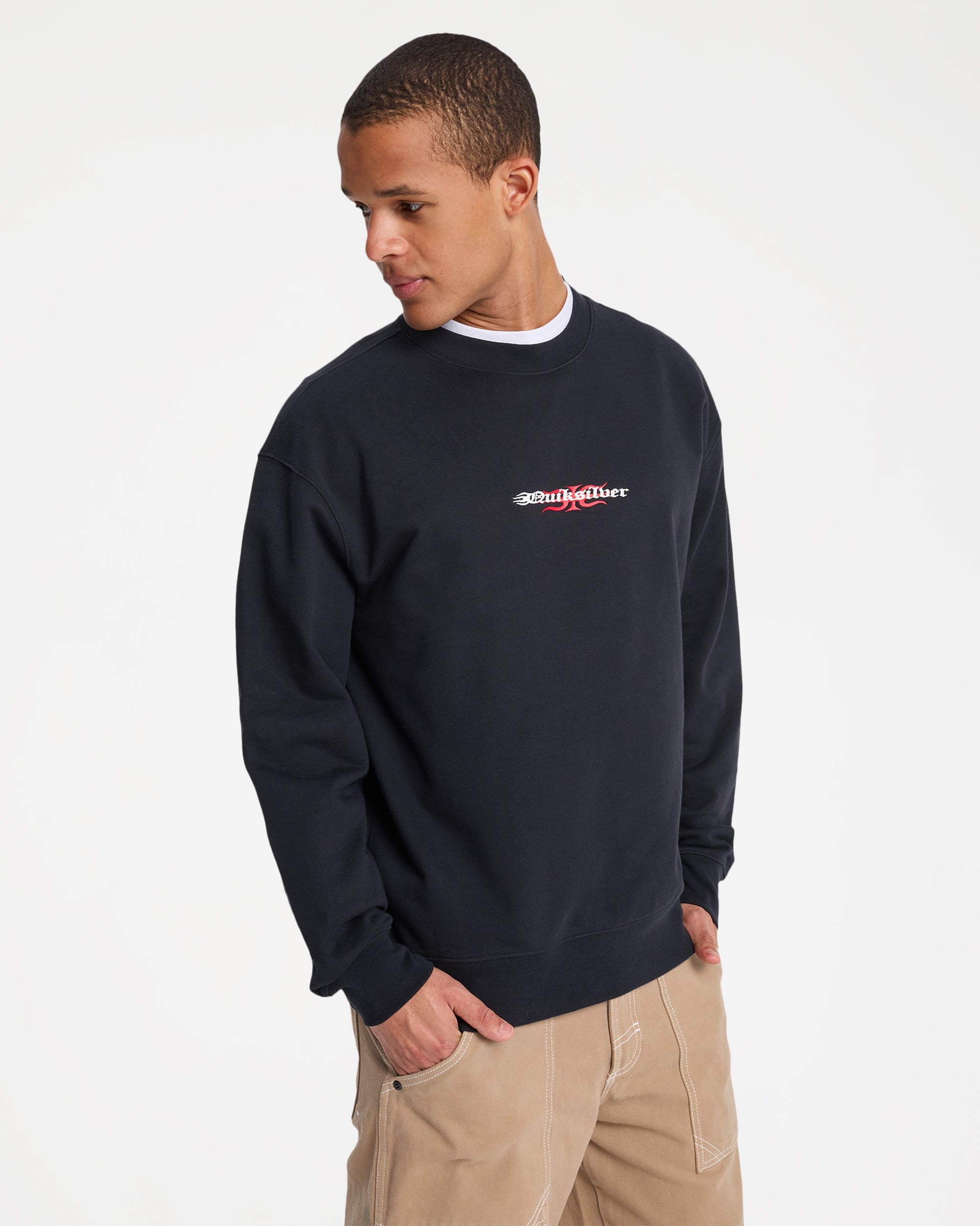 Mens Mercury Trident Crew Neck