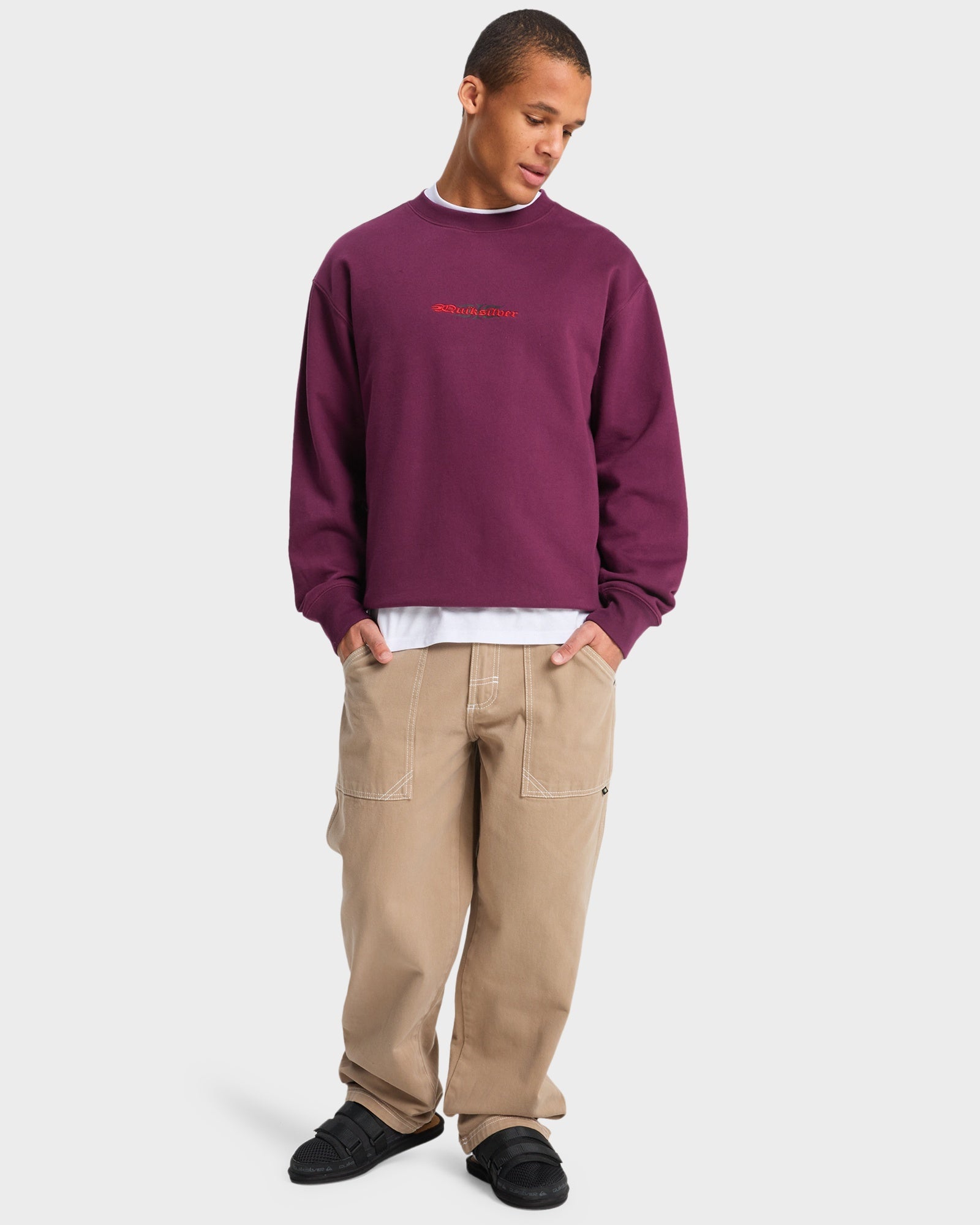 Mens Mercury Trident Crew Neck