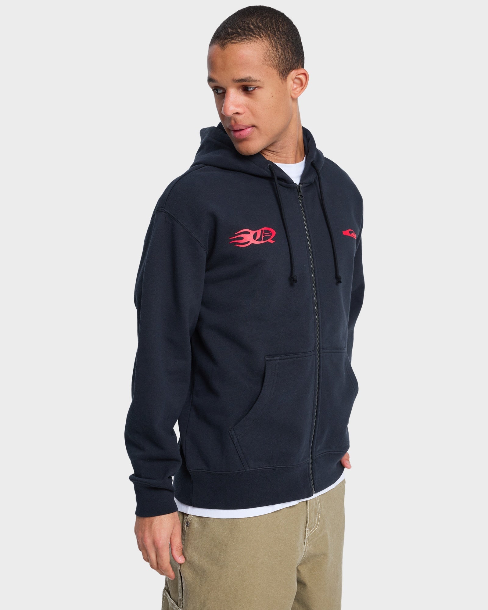 Mens Mercury Trident Zip Up Hoodie