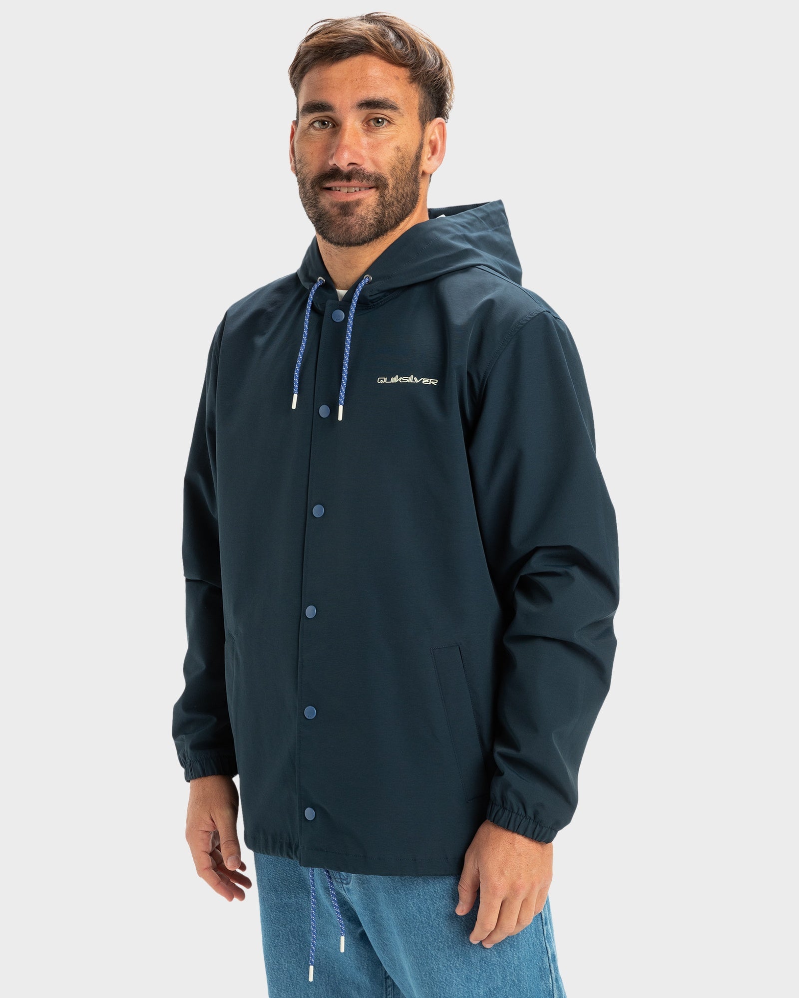 Mens Rain Cloud Hooded Waterproof Jacket