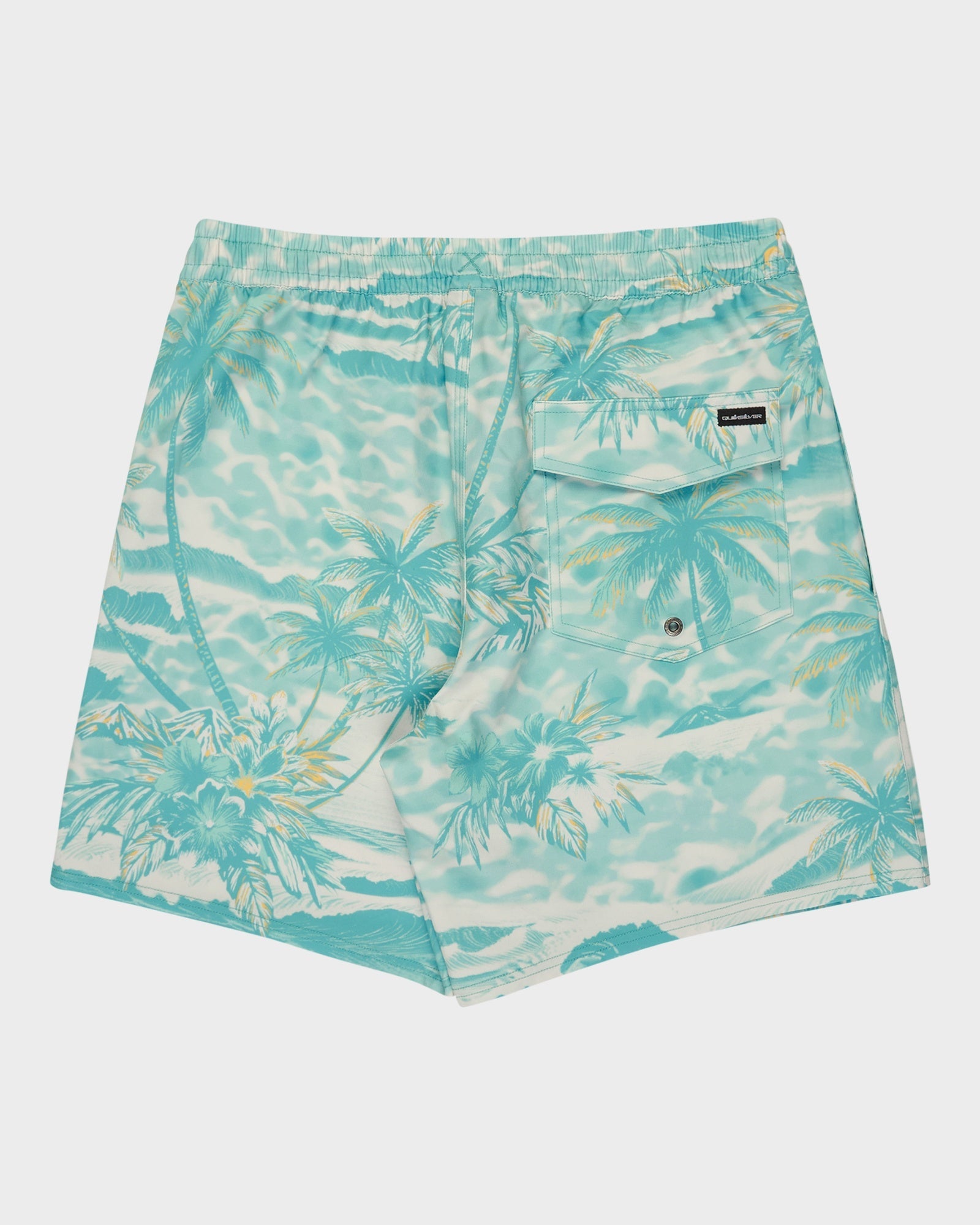 Mens Stretch Printed Volley 17" Swim Shorts