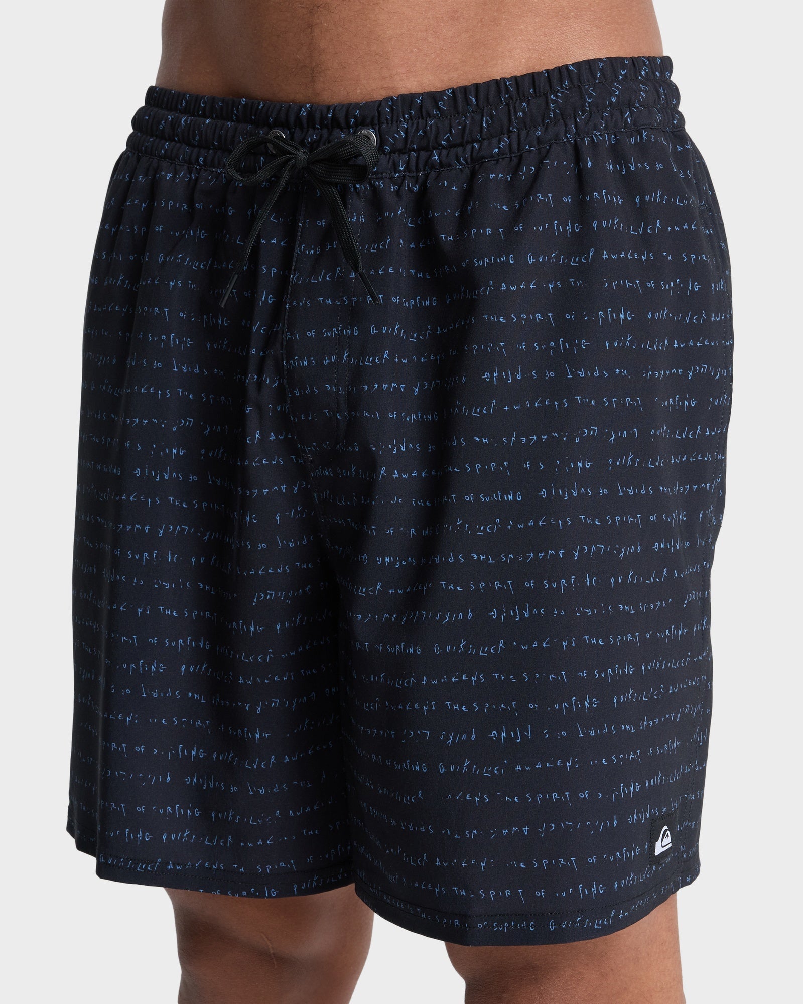 Mens Stretch Printed Volley 17" Swim Shorts
