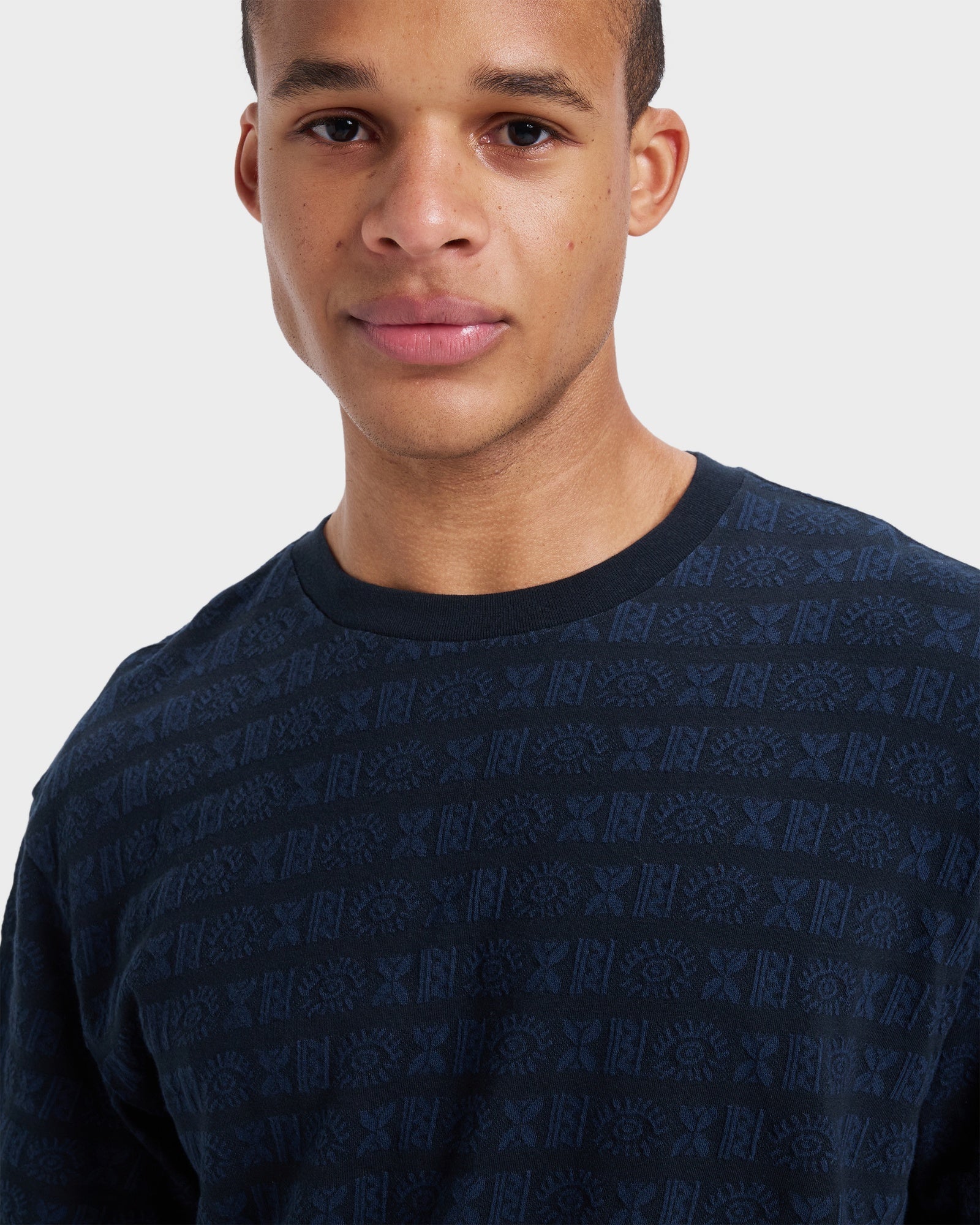 Mens Wind Jacquard T-Shirt