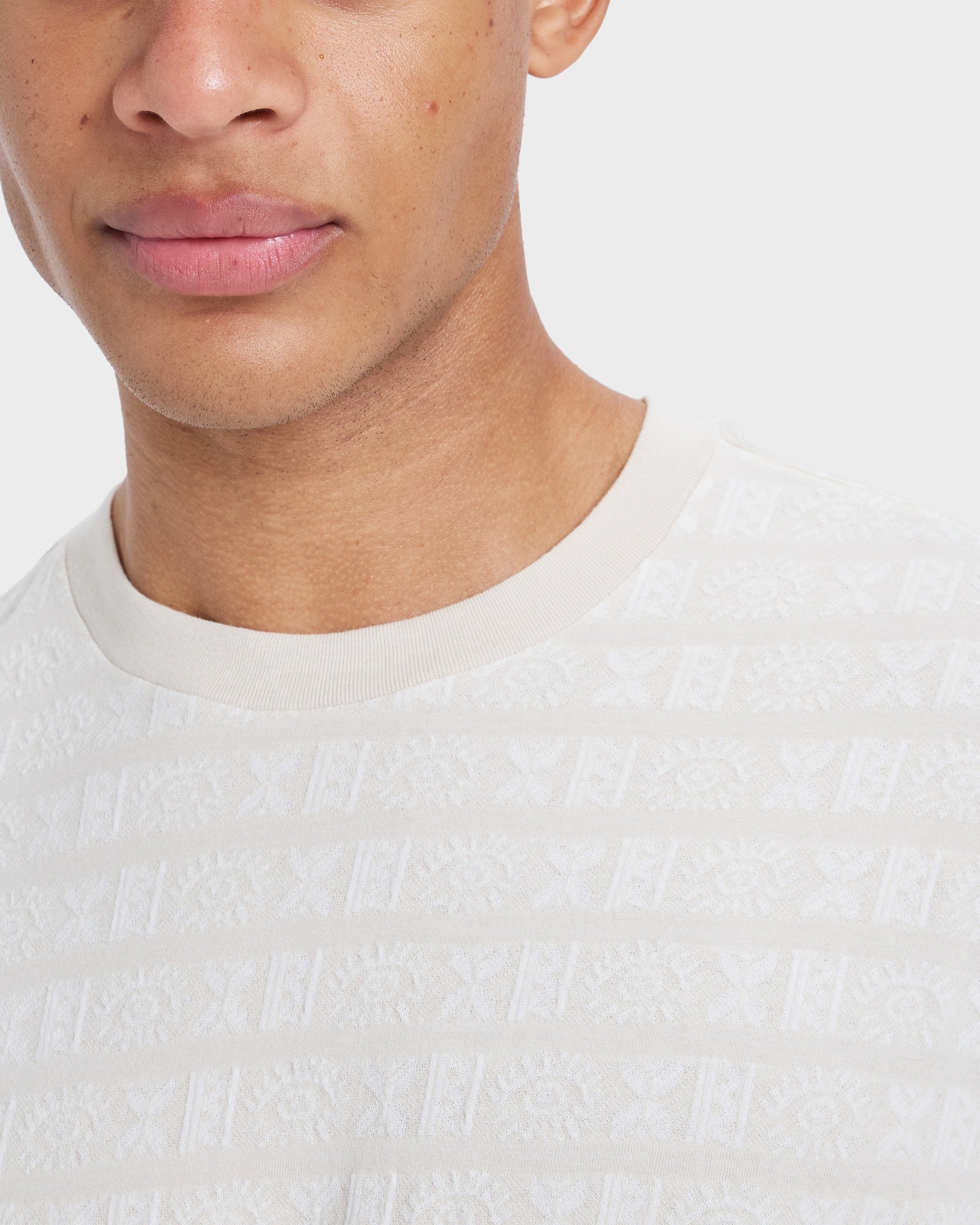Mens Wind Jacquard T-Shirt