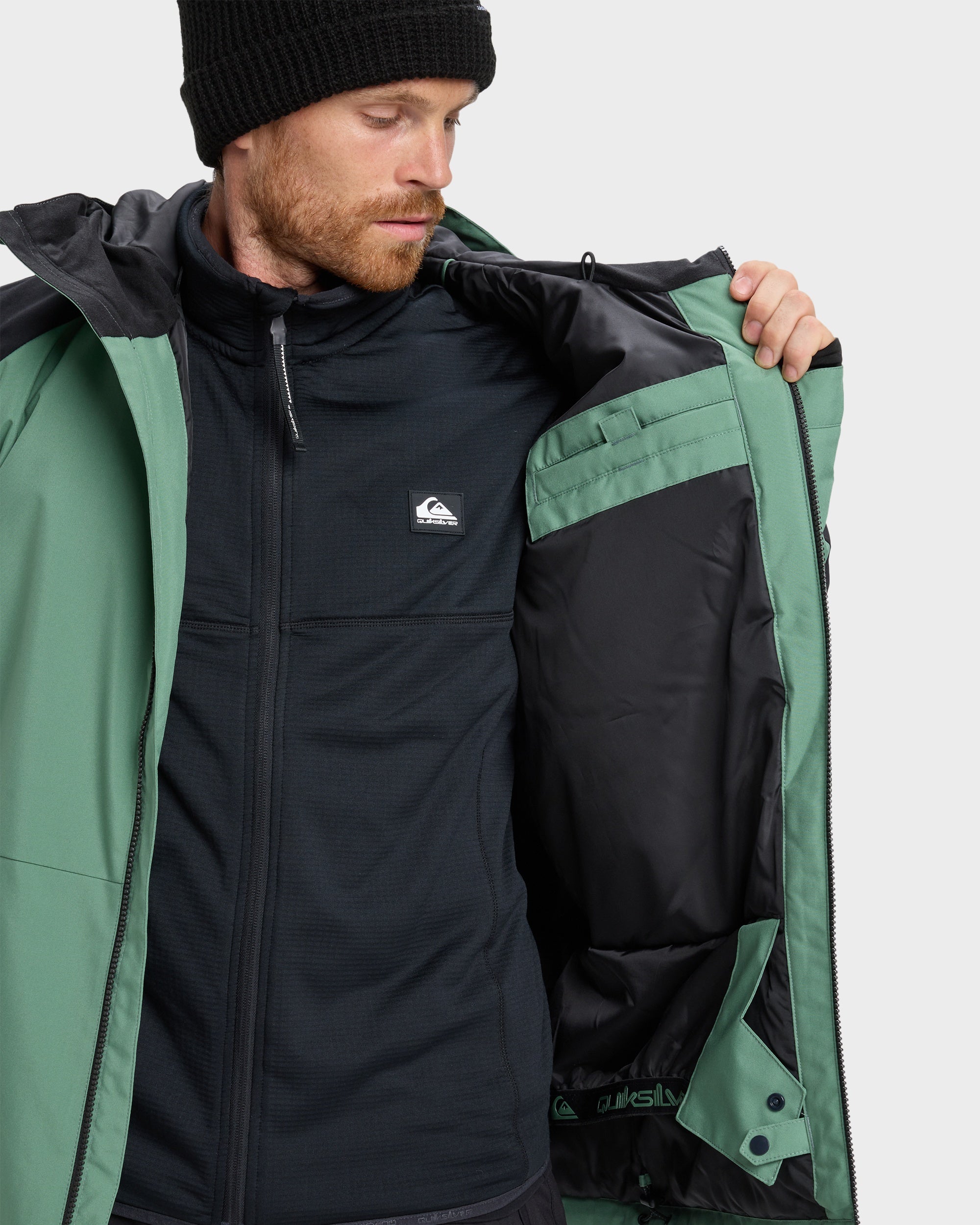 Mens Mission Block Snow Jacket
