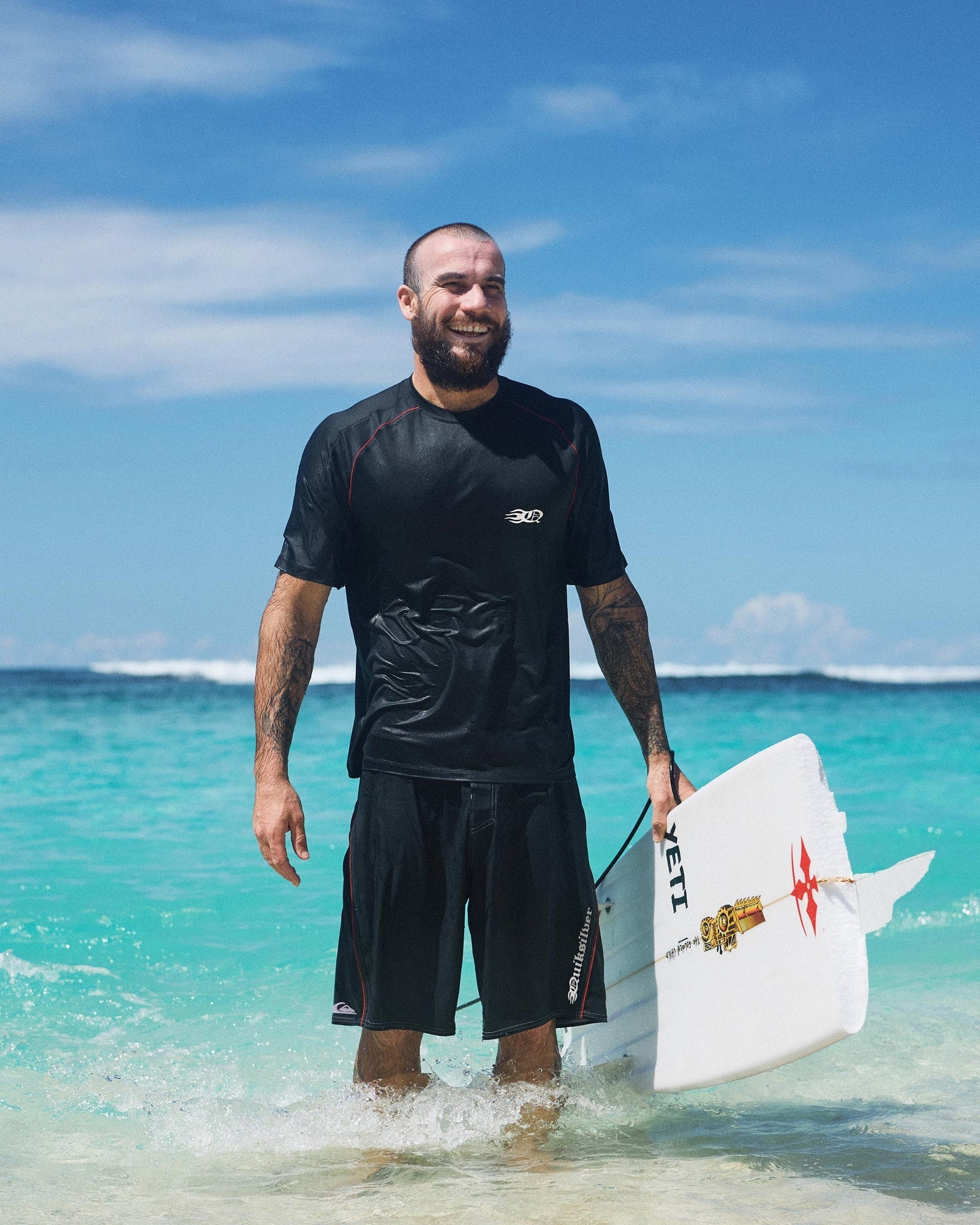 Mens Mercury Amercana Surf Shirt