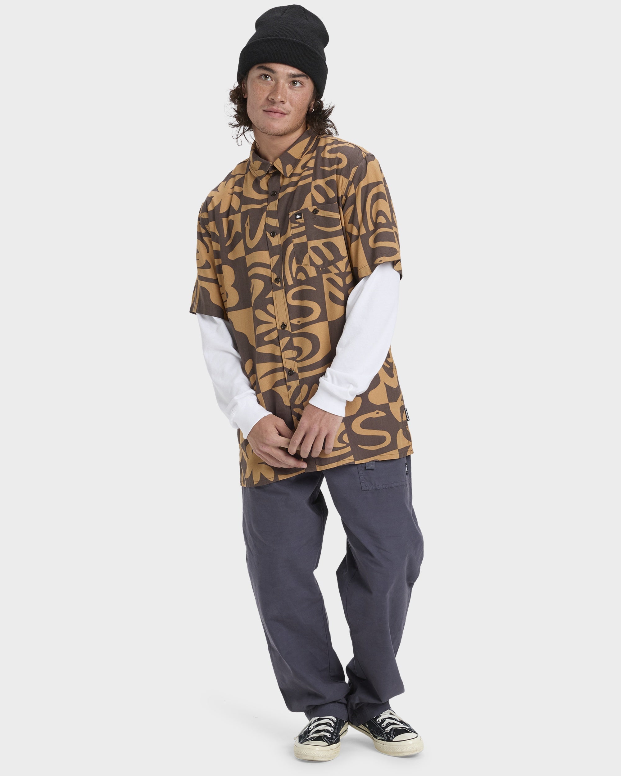 Mens Safe Paradise Short Sleeve Shirt