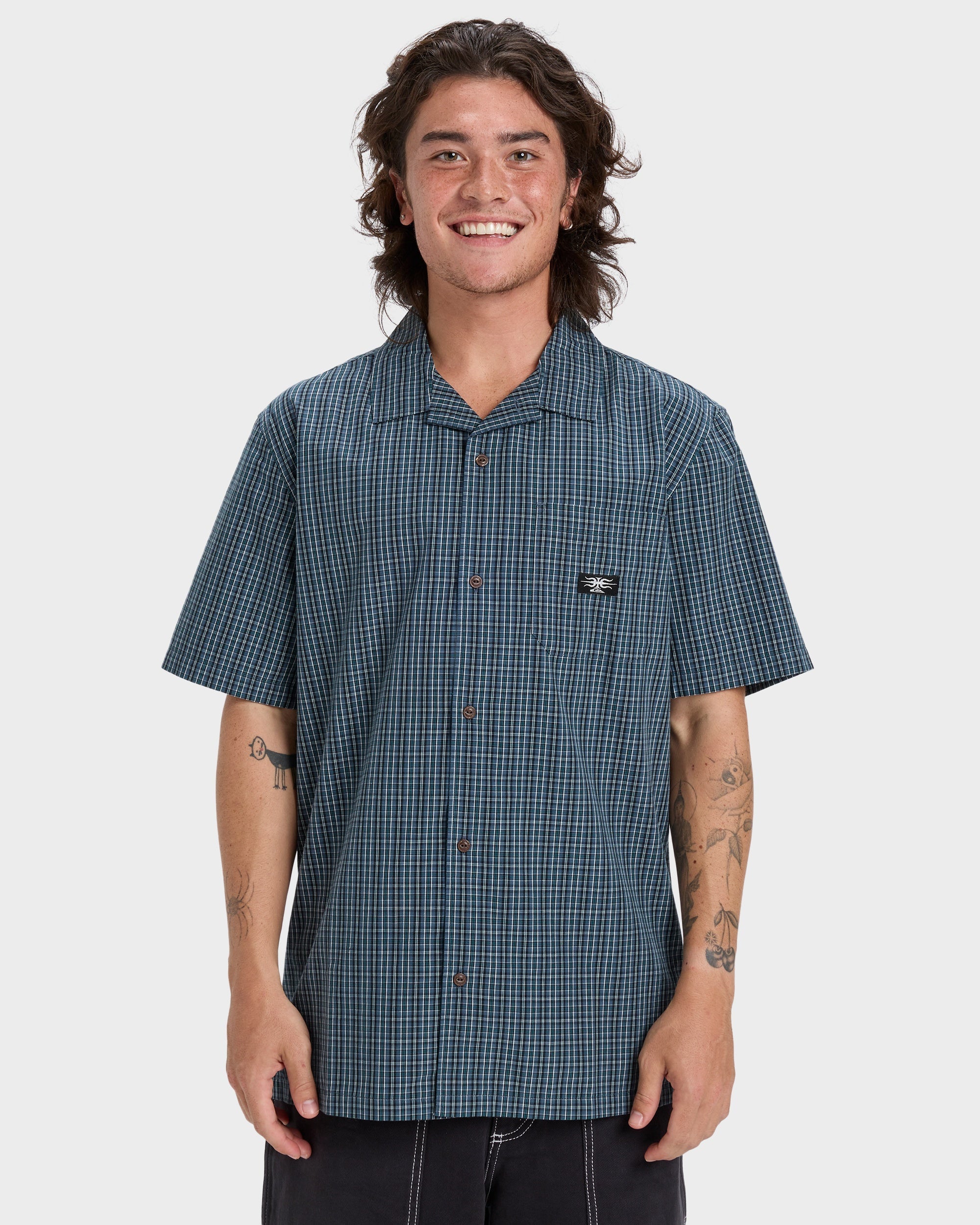 Mens Liquid Metal Short Sleeve Shirt