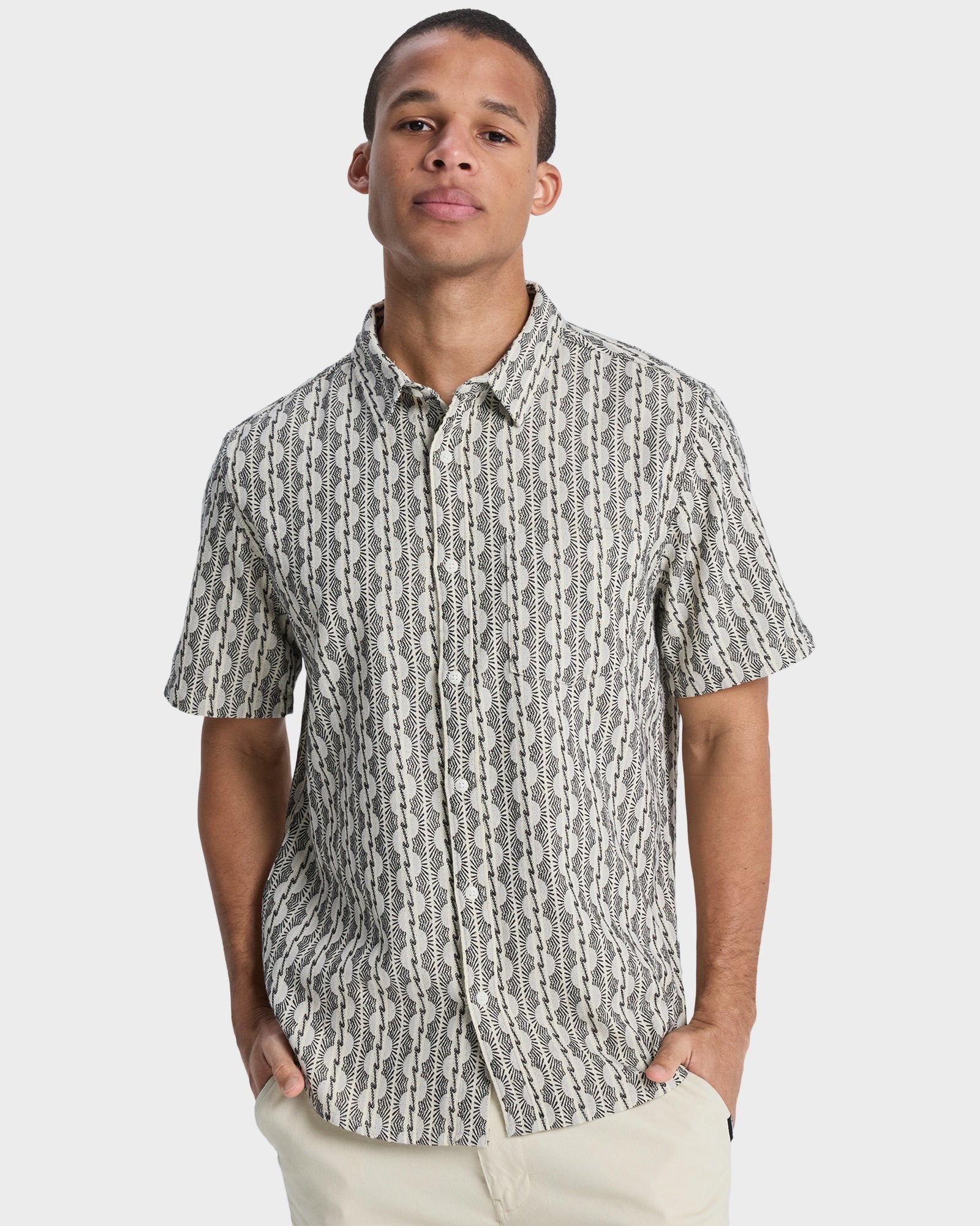 Mens Horizons Short Sleeve Shirt