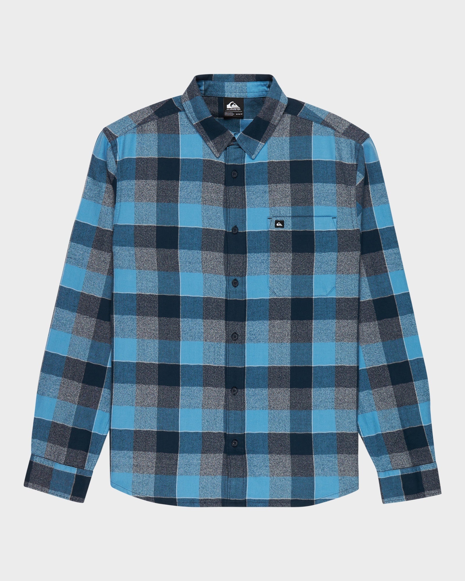 Mens Motherfly Plaid Long Sleeve Shirt