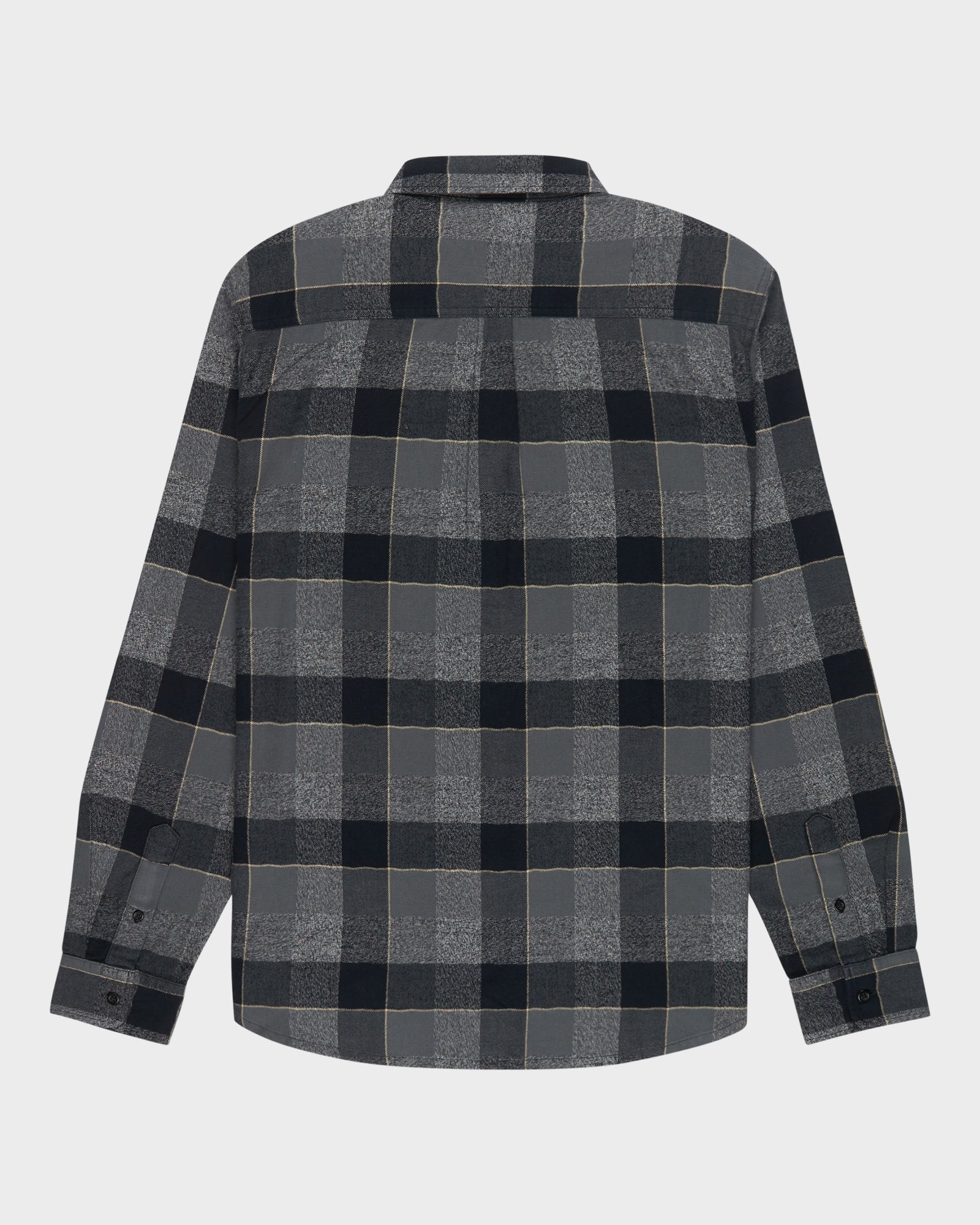 Mens Motherfly Plaid Long Sleeve Shirt