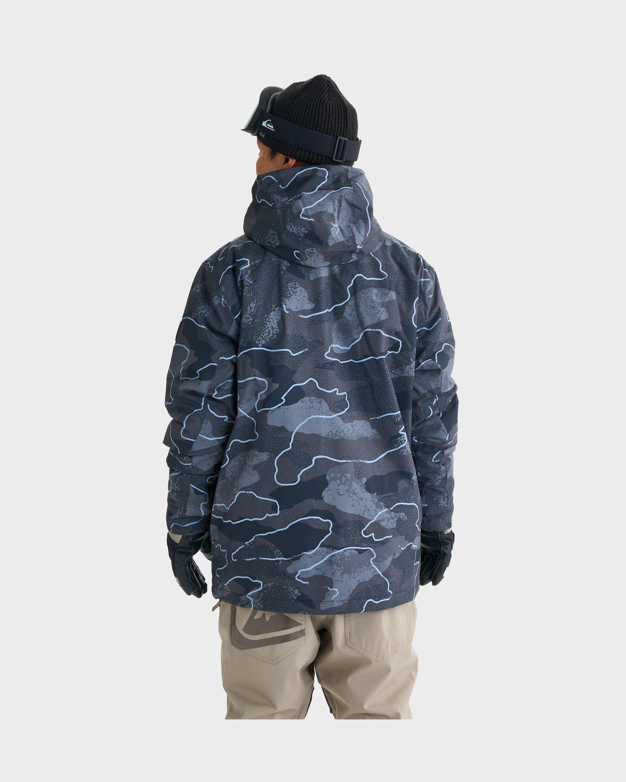 Mens Mission Printed Block Snow Jacket
