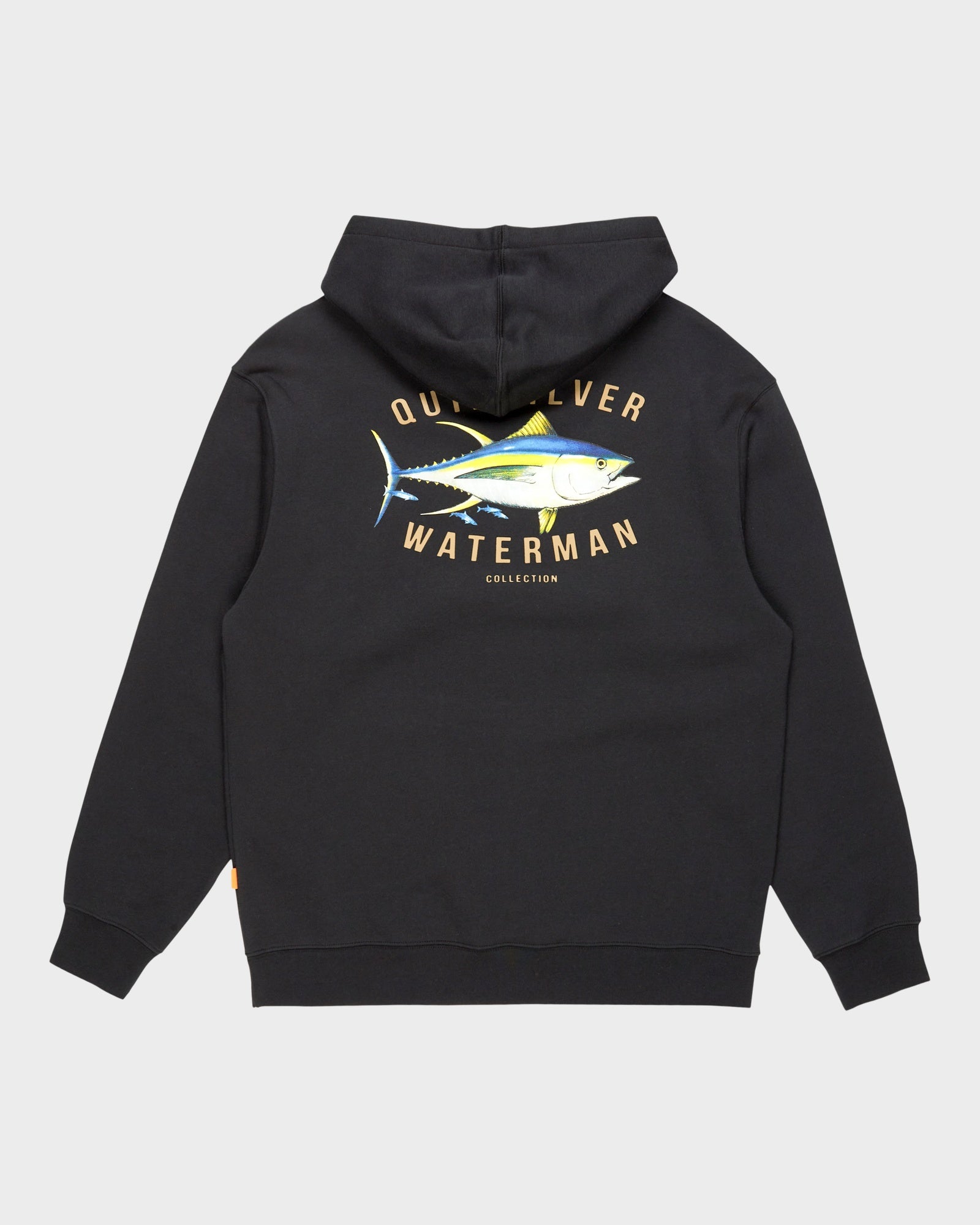 Mens Yellow Fins Pullover Hoodie