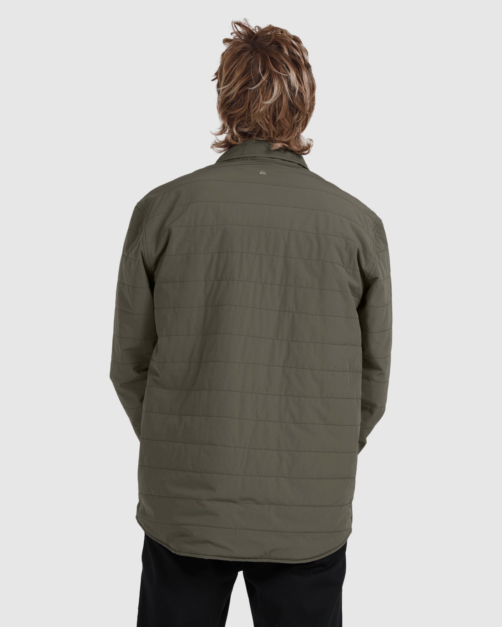 Mens Waterman Artic Bait Long Sleeve Quilted Overshirt