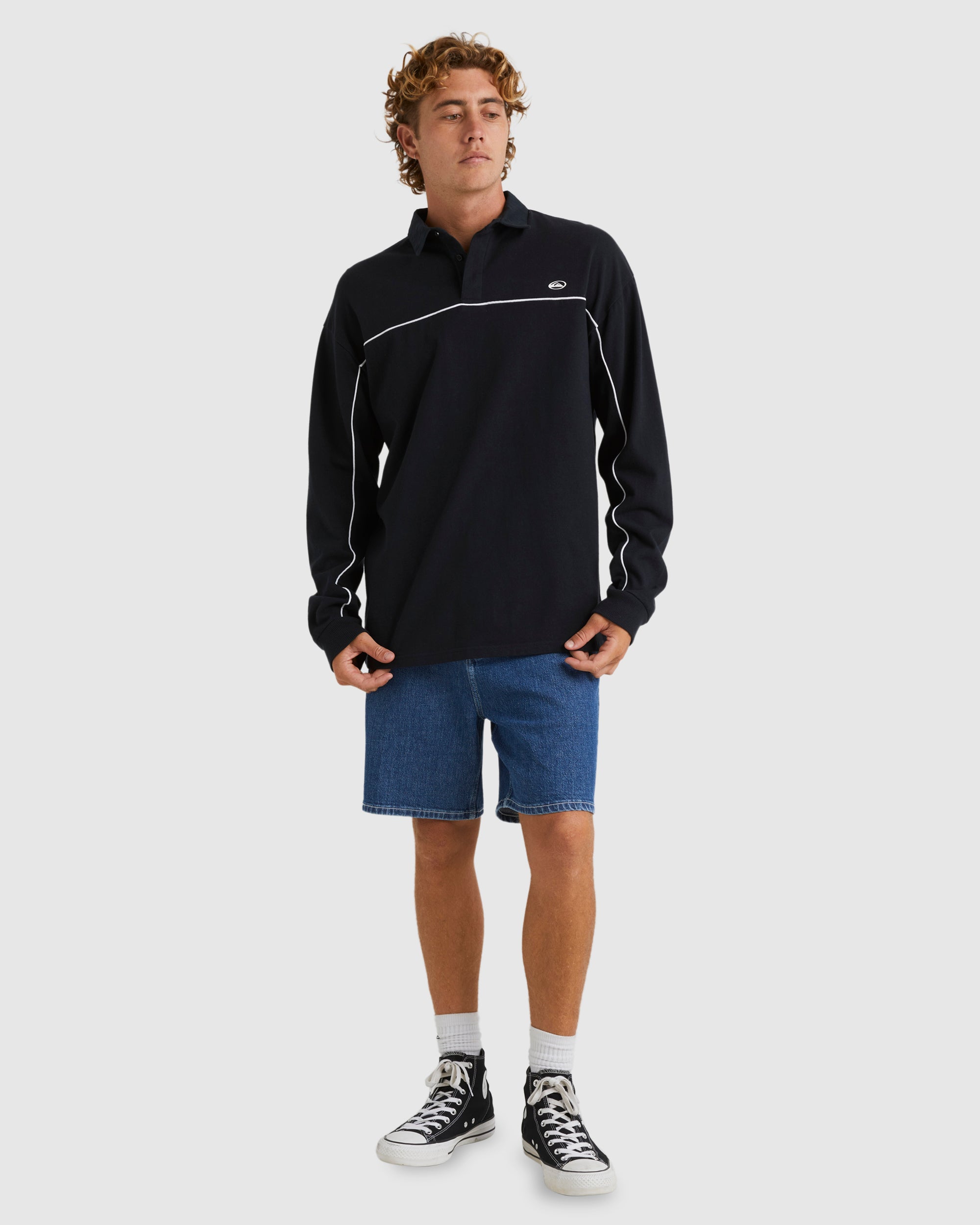 Saturn Modular Rugby Polo Knit