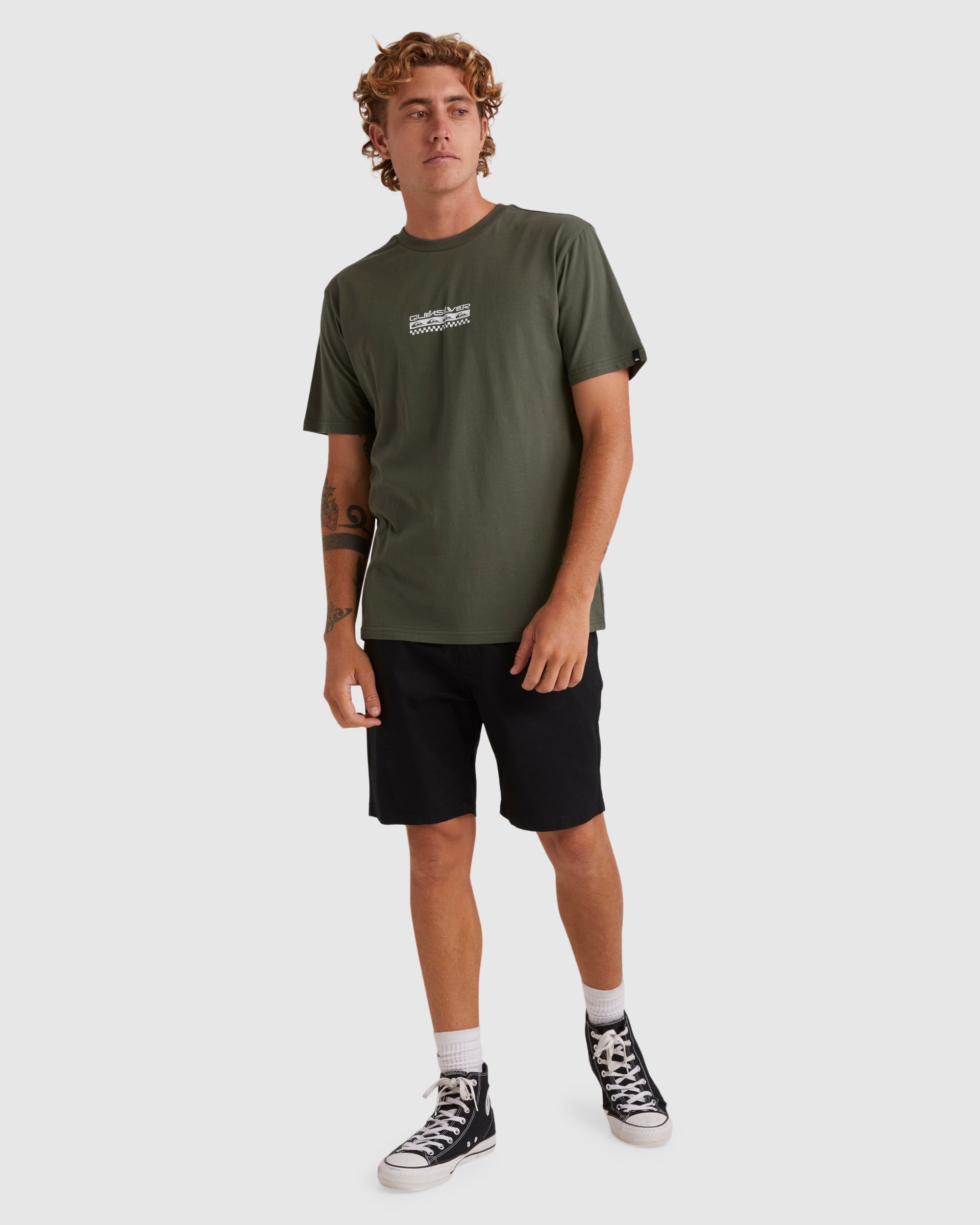 Mens Omni Check Turn T-Shirt