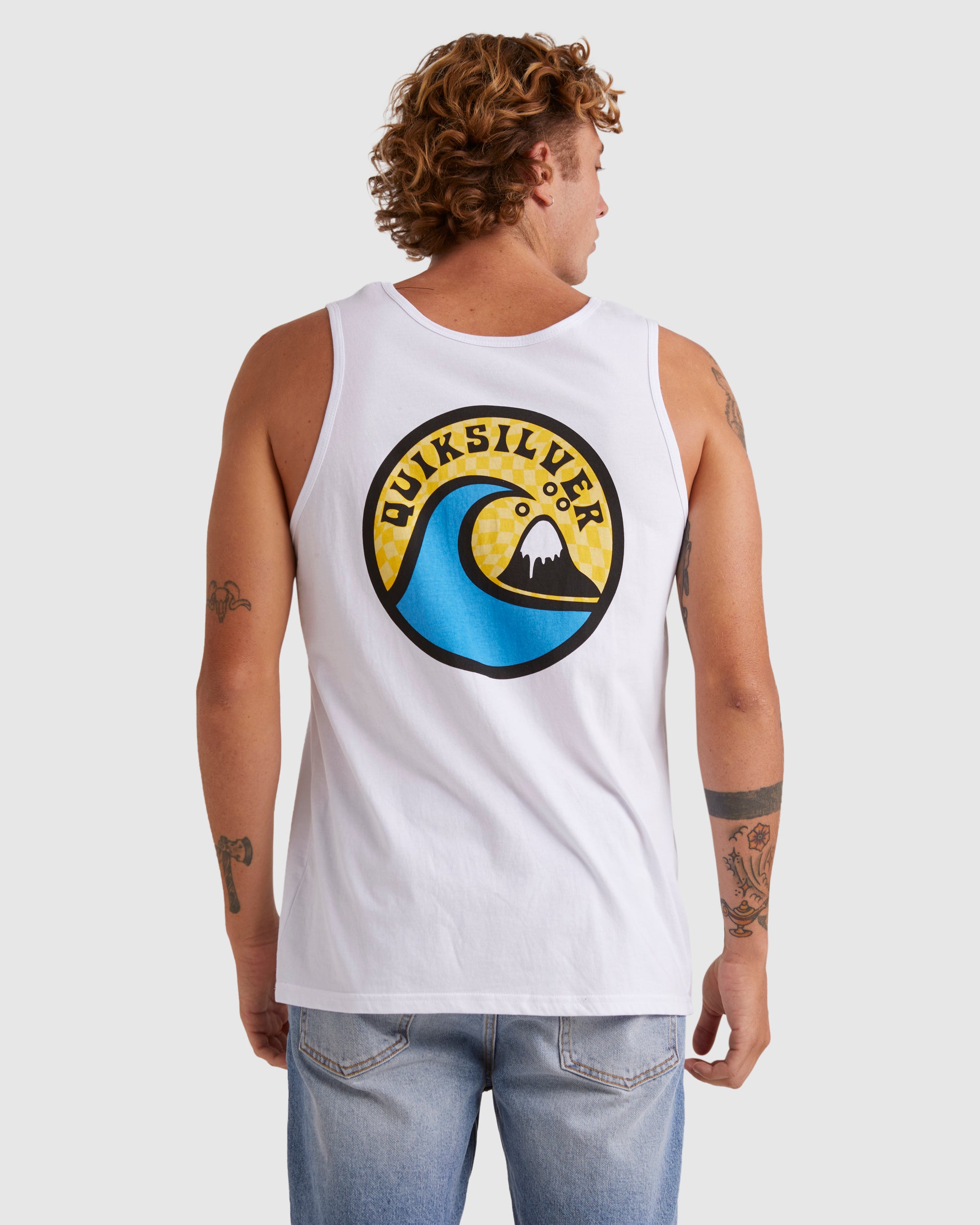 Mens Feeling The Vibe Muscle Vest Top